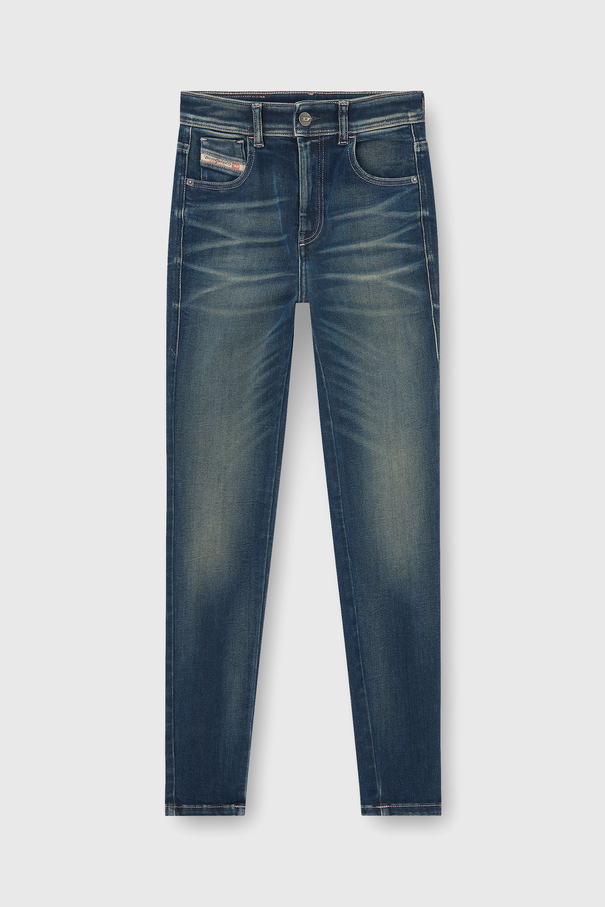 Diesel - Female's Skinny Jeans 1984 Slandy-High 09P40, ダークブルー - 6