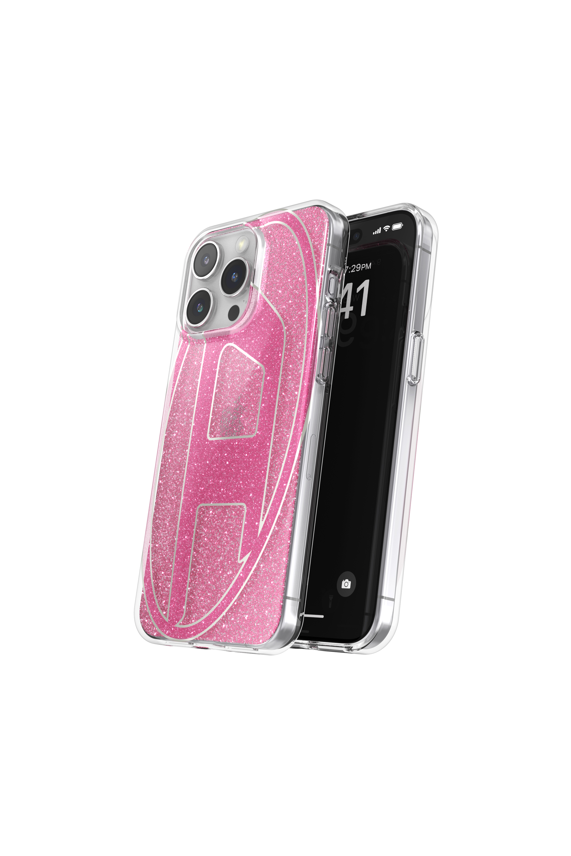 Diesel - 60037 AOP CASE, Unisex's iPhone 15 Pro Max in ピンク / ホワイト - 3