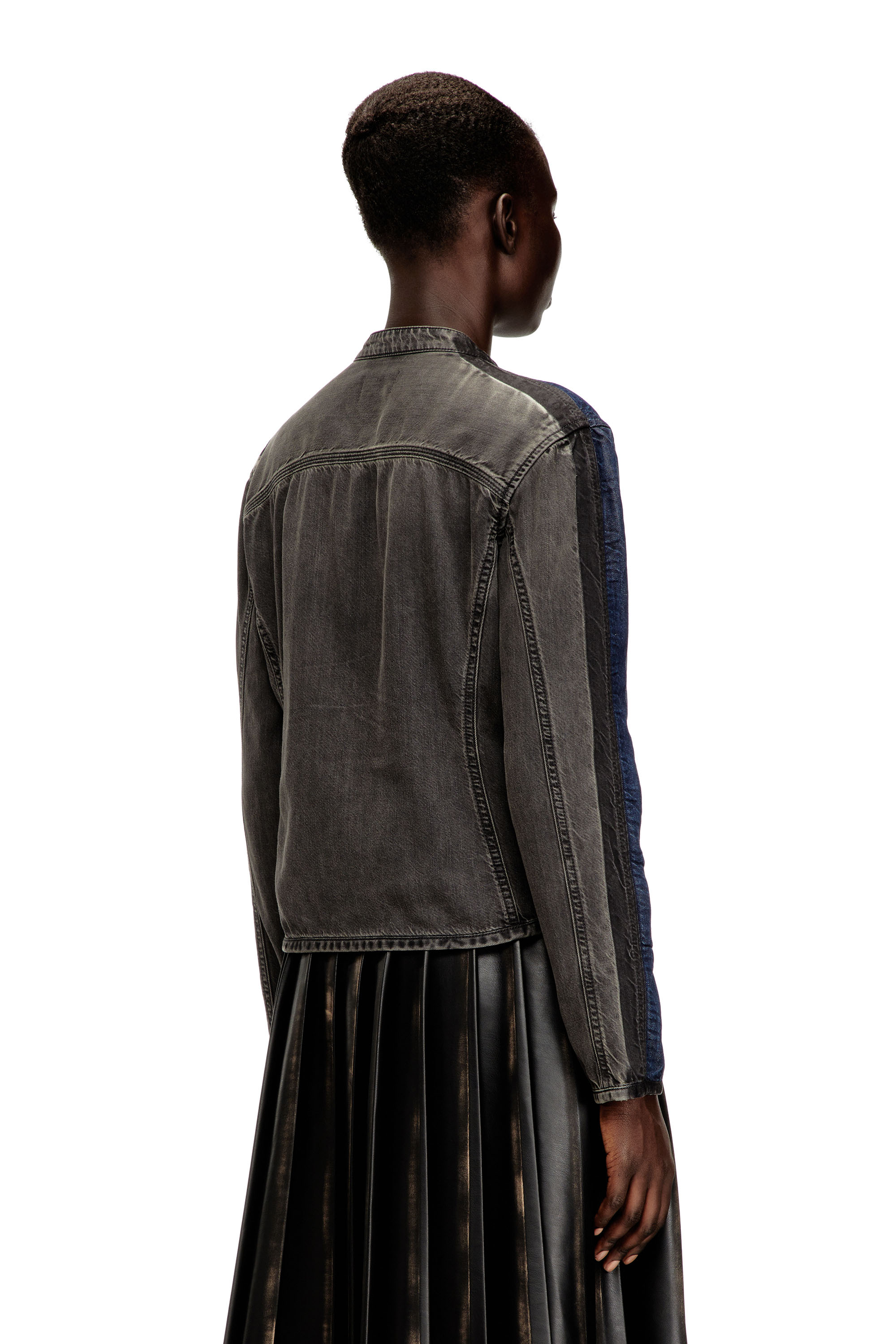 Diesel - DE-KAKI-S, Female's デニムジャケット in ブルー/グレー - 4