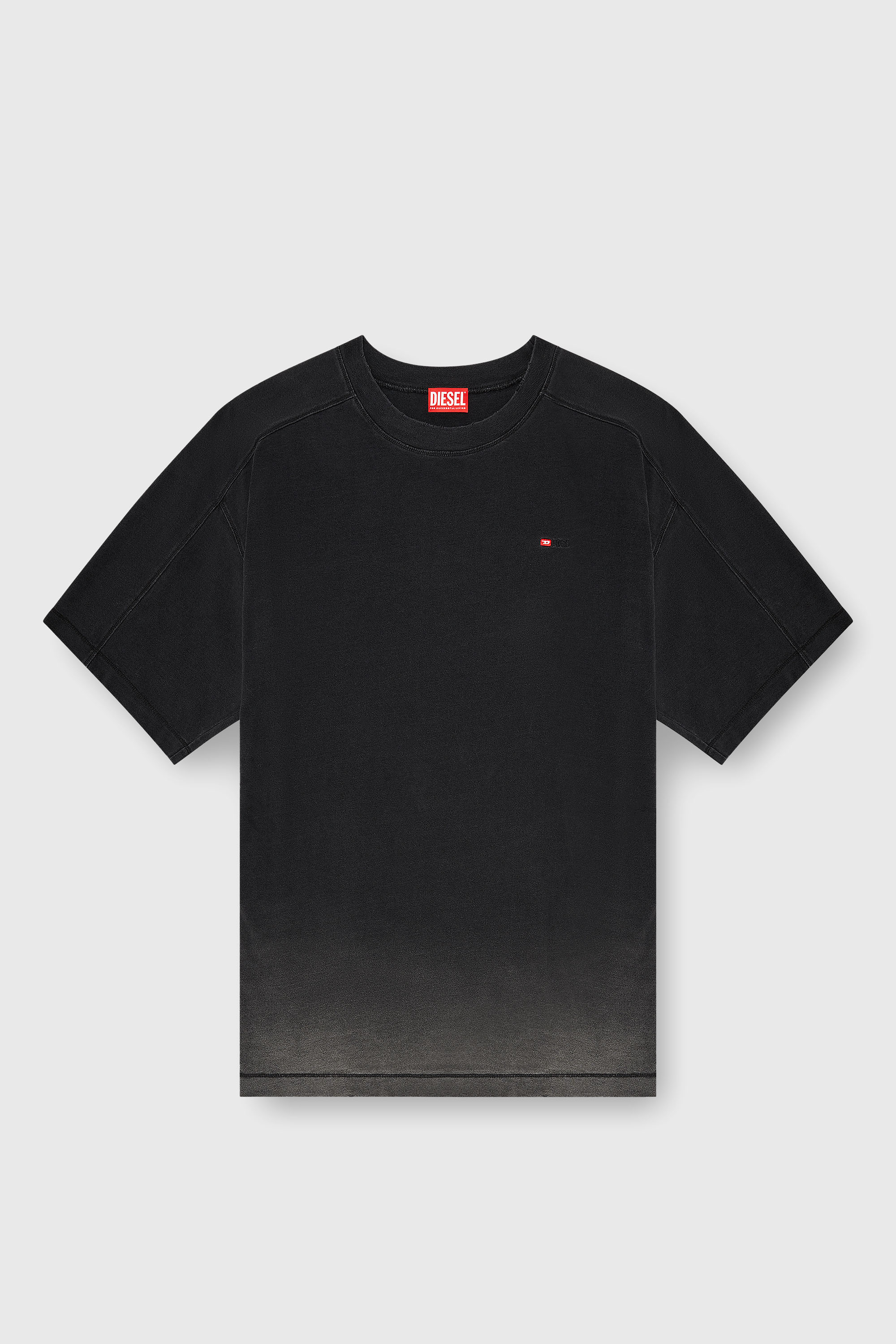 Diesel - T-CROX, Male's Tシャツ in ブラック - 2