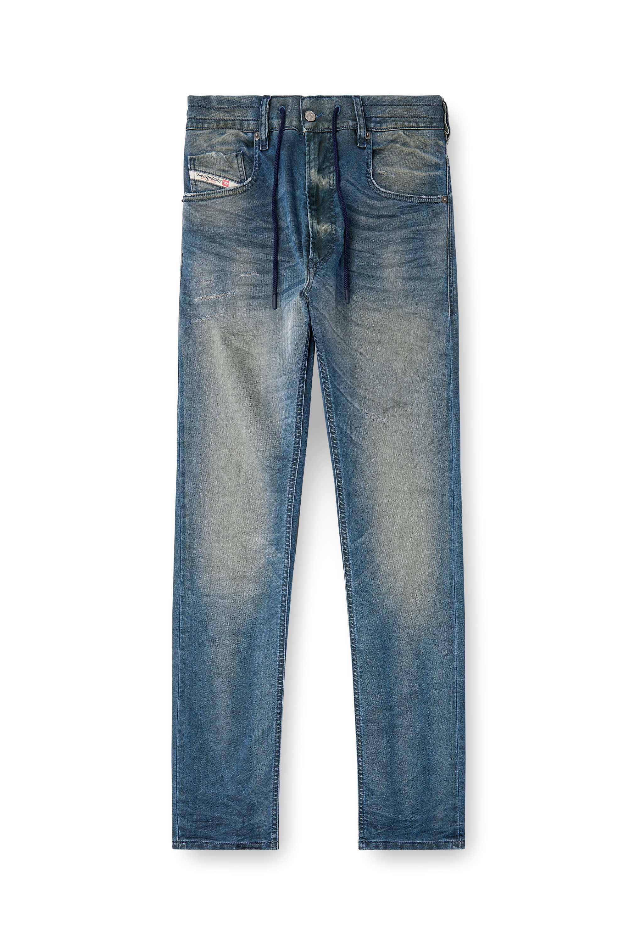 Diesel - Male's Regular 2032 D-Krooley Joggjeans® 068SC, ダークブルー - 2