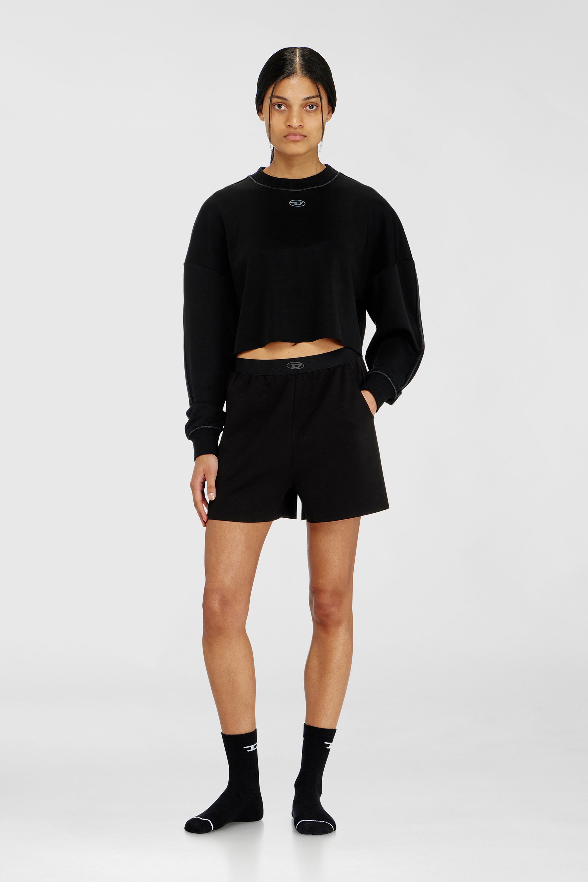 Diesel - MARTHA-UTLT, Female's ショートパンツ in ブラック - 1