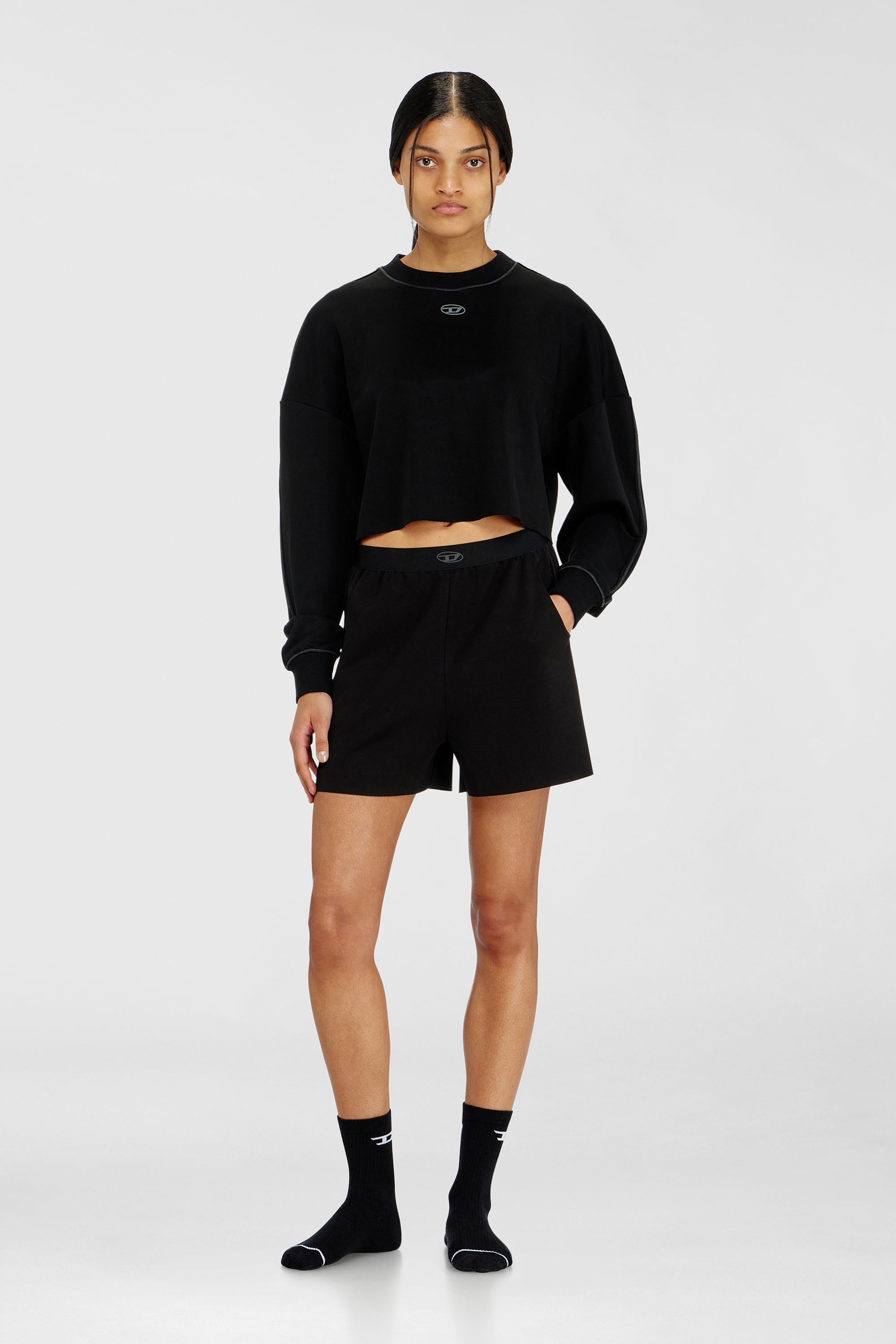Diesel - MARTHA-UTLT, Female's ショートパンツ in ブラック - 1