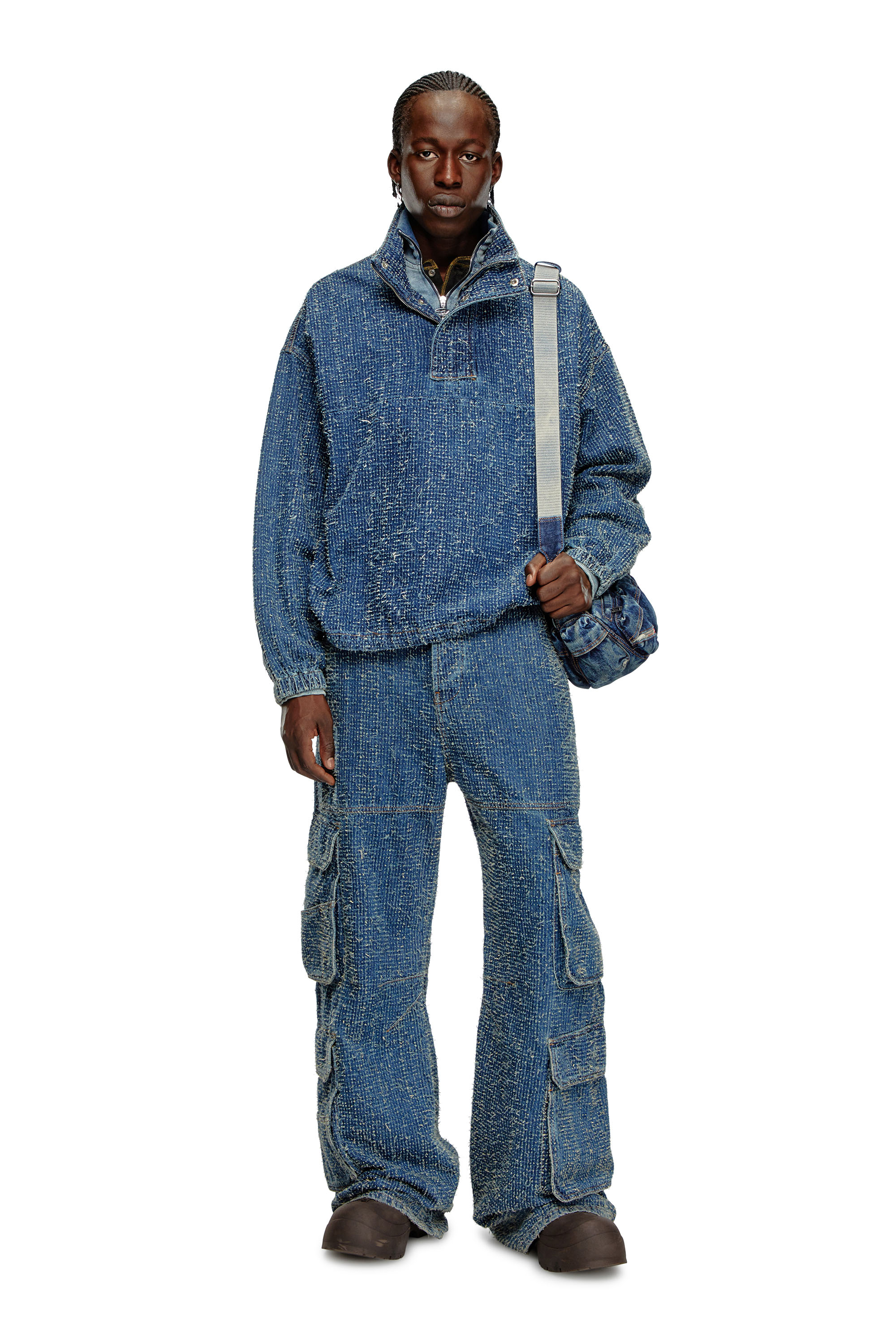Diesel - Female's Relaxed Jeans 1996 D-Sire 0PGAH, ミディアムブルー - 7