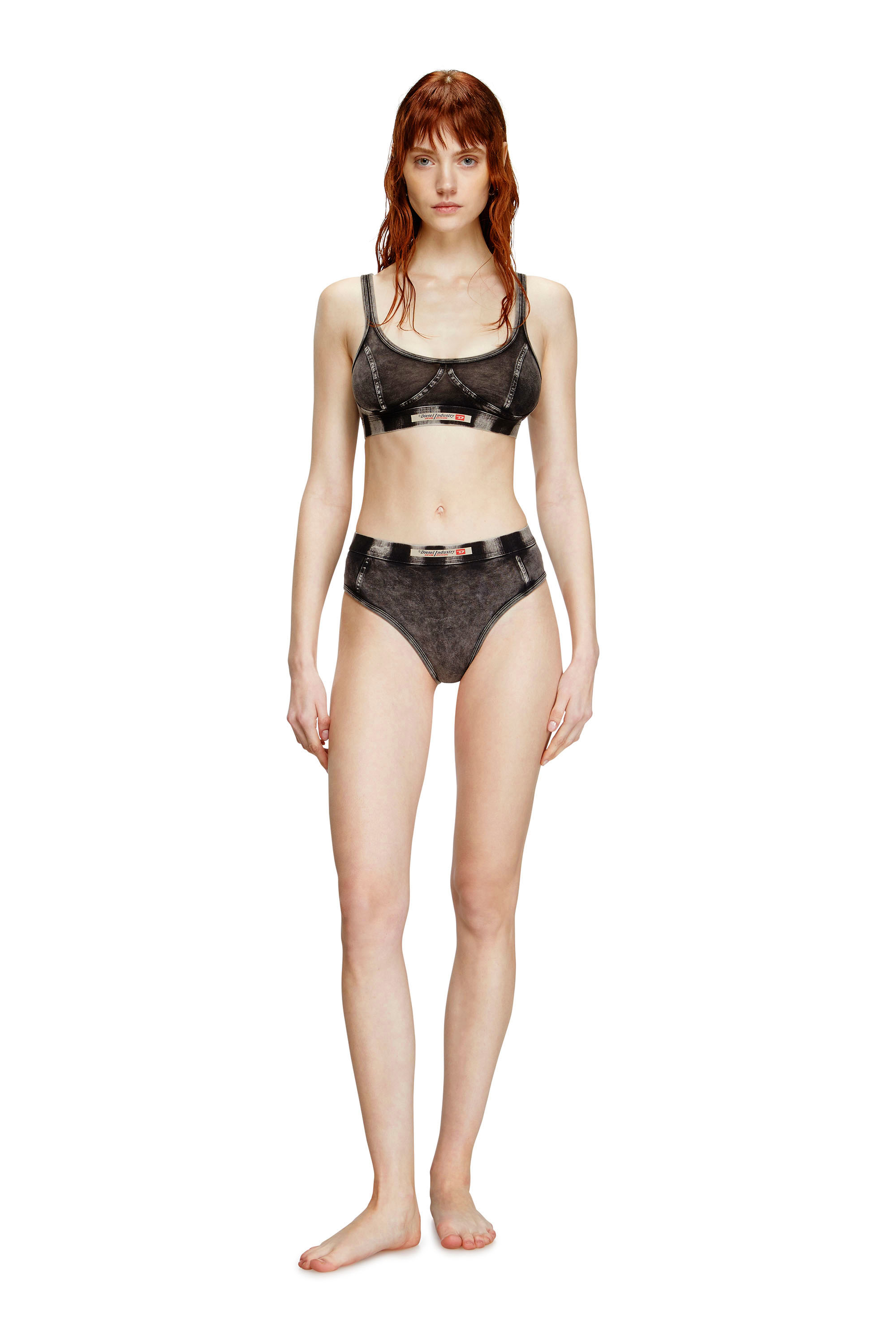 Diesel - KASSIE-DNM, Female's スポーツブラ in ブラック - 1