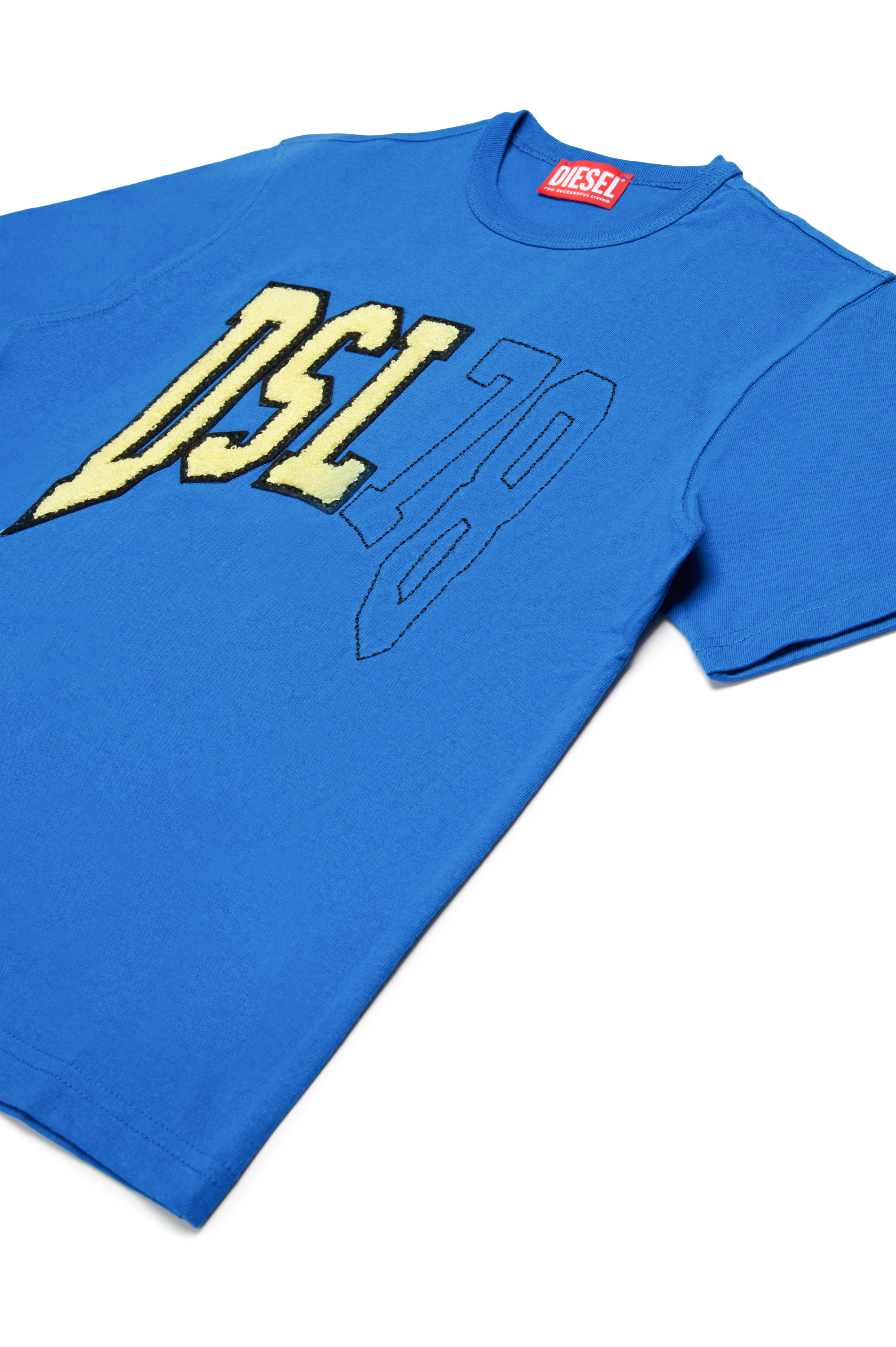 Diesel - TWASHN OVER, Male's Tシャツ in ブルー - 3