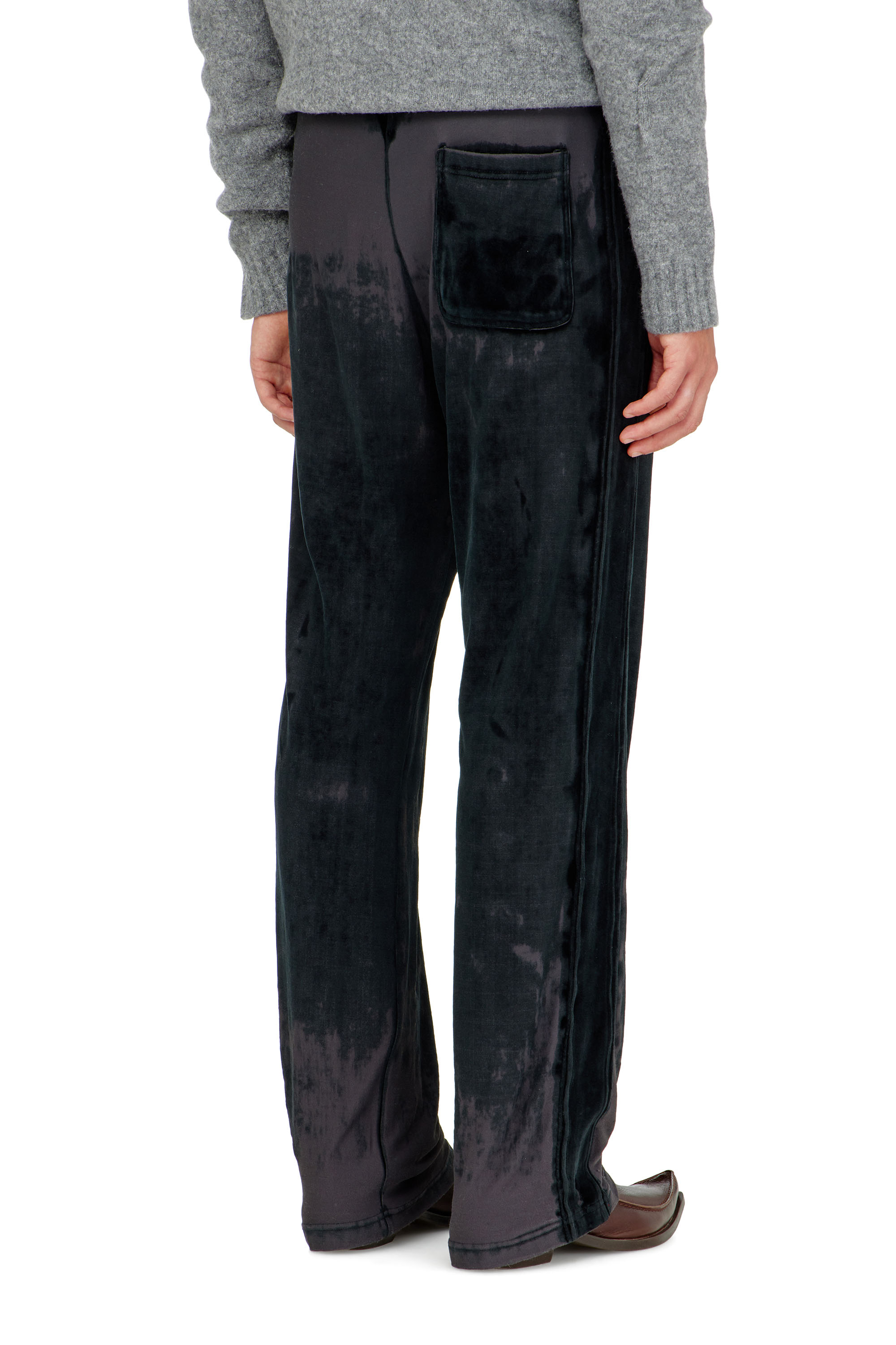 Diesel - P-STRAP, Male's Sweatpants in devor&eacute; chenille in null - 4