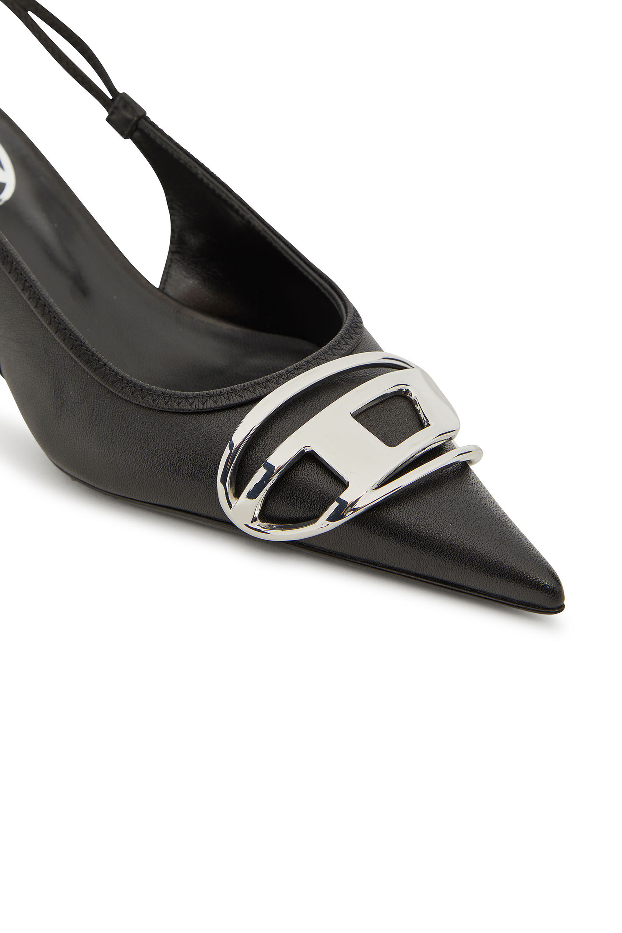 Diesel - D-VENUS SB 40, Female's D-Venus-Slingback pumps in nappa leather in ブラック - 4