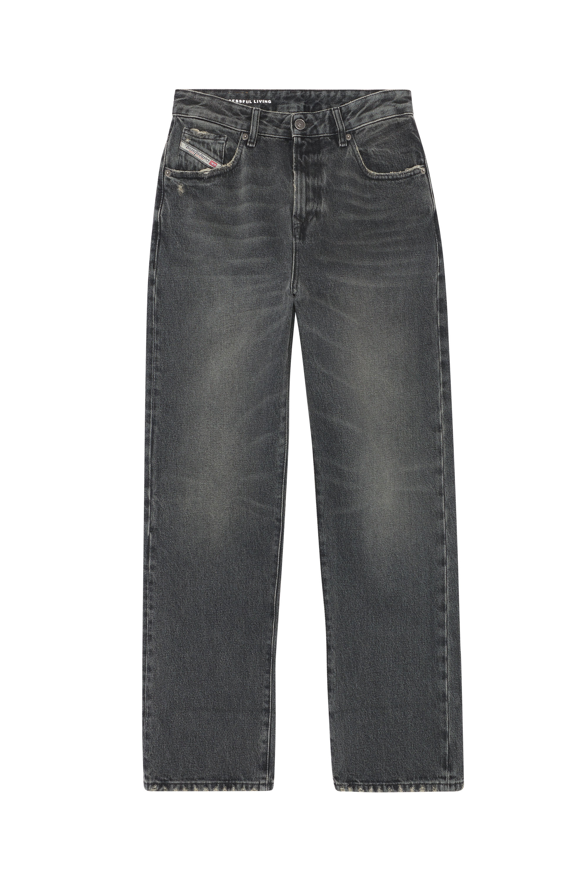 Diesel - Straight Jeans 1999 D-Reggy 007K8, ブラック/ダークグレー - Image 5