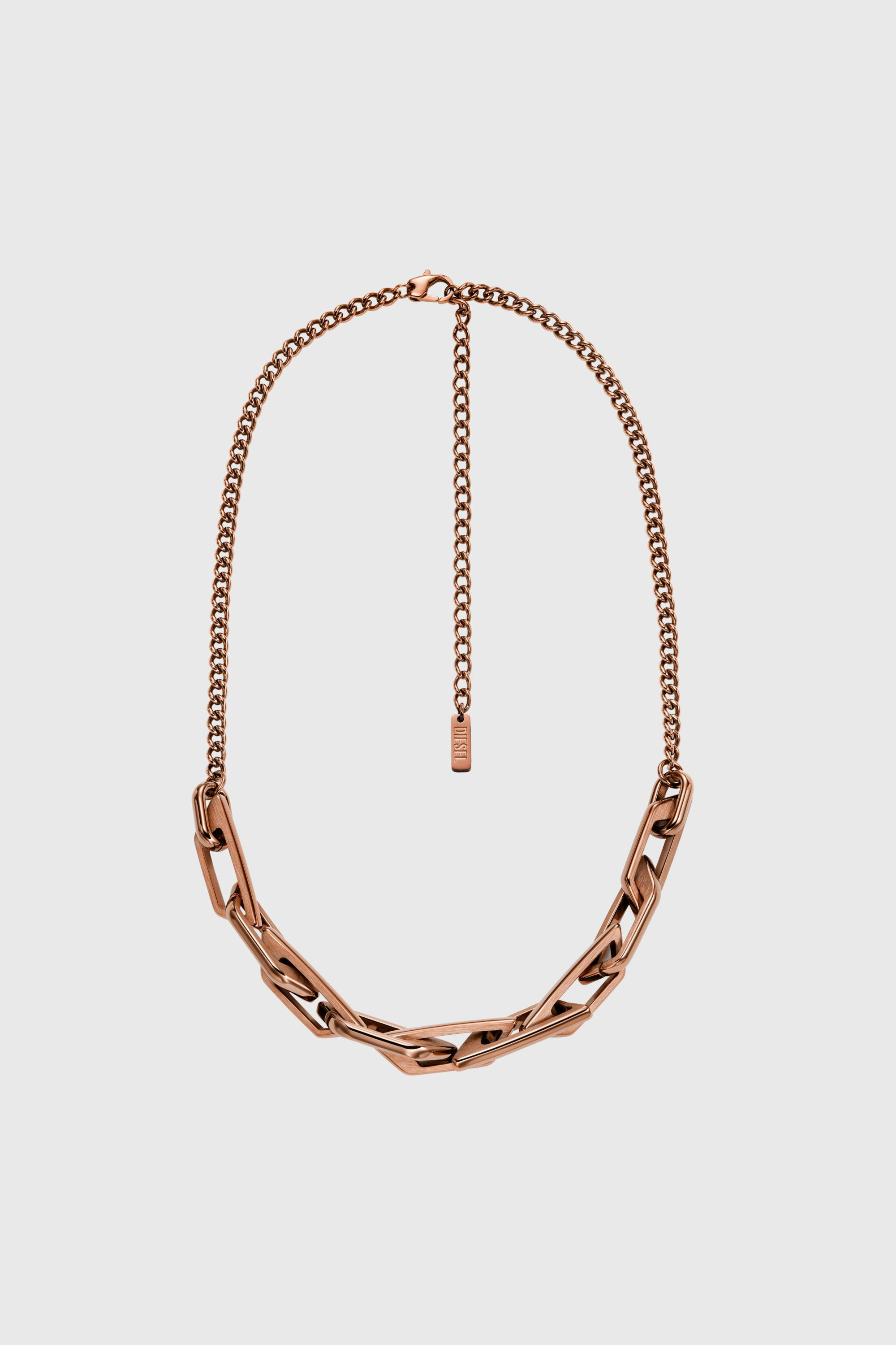 Diesel - DX1646200 JEWELLERY, Unisex's ネックレス in ブロンズ - 1