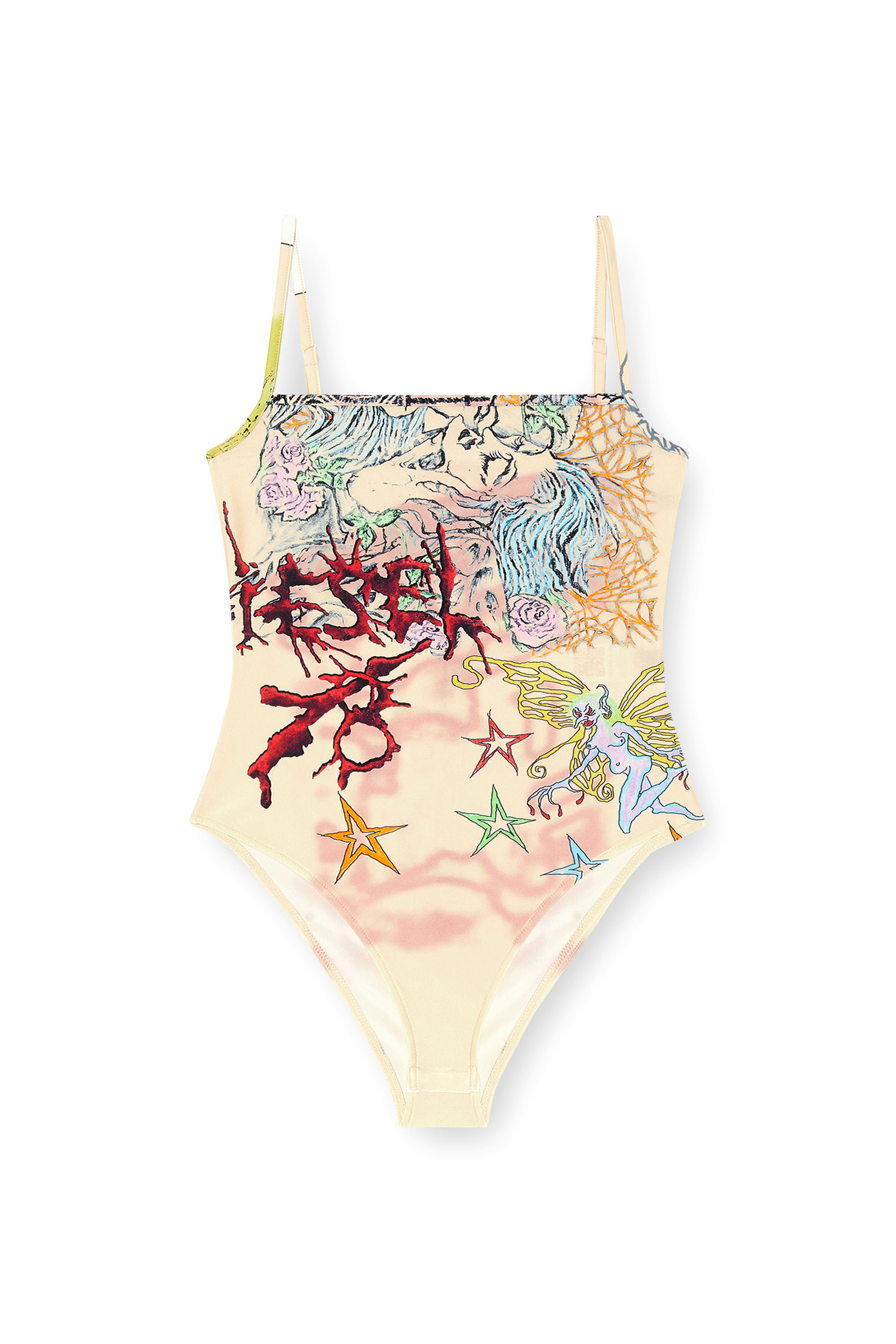 Diesel - T-ASSA, Female's ボディスーツ in ベージュ - 2