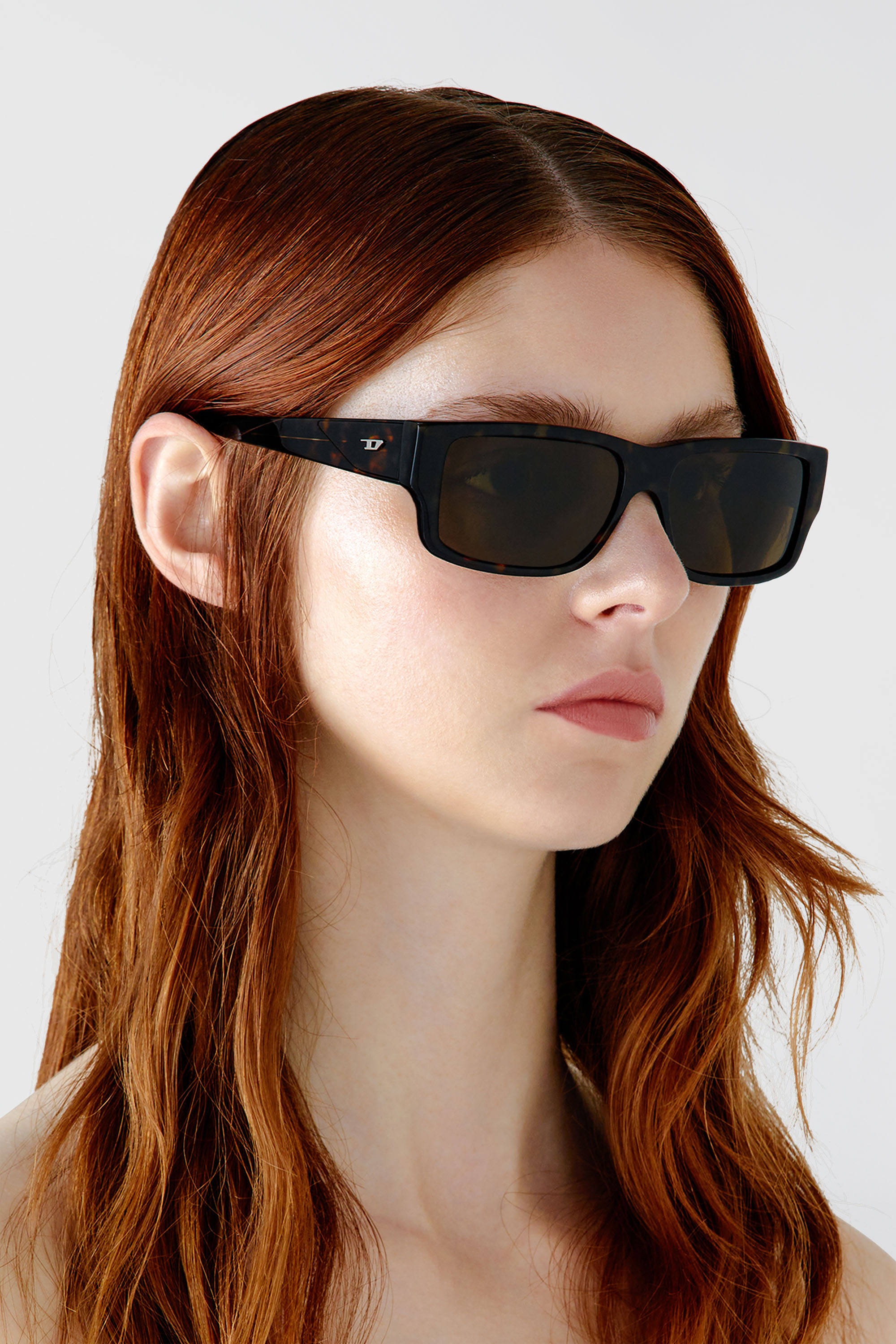 Diesel - 0DL2003 SIZE 57, Male's Rectangle sunglasses in Brown - 6