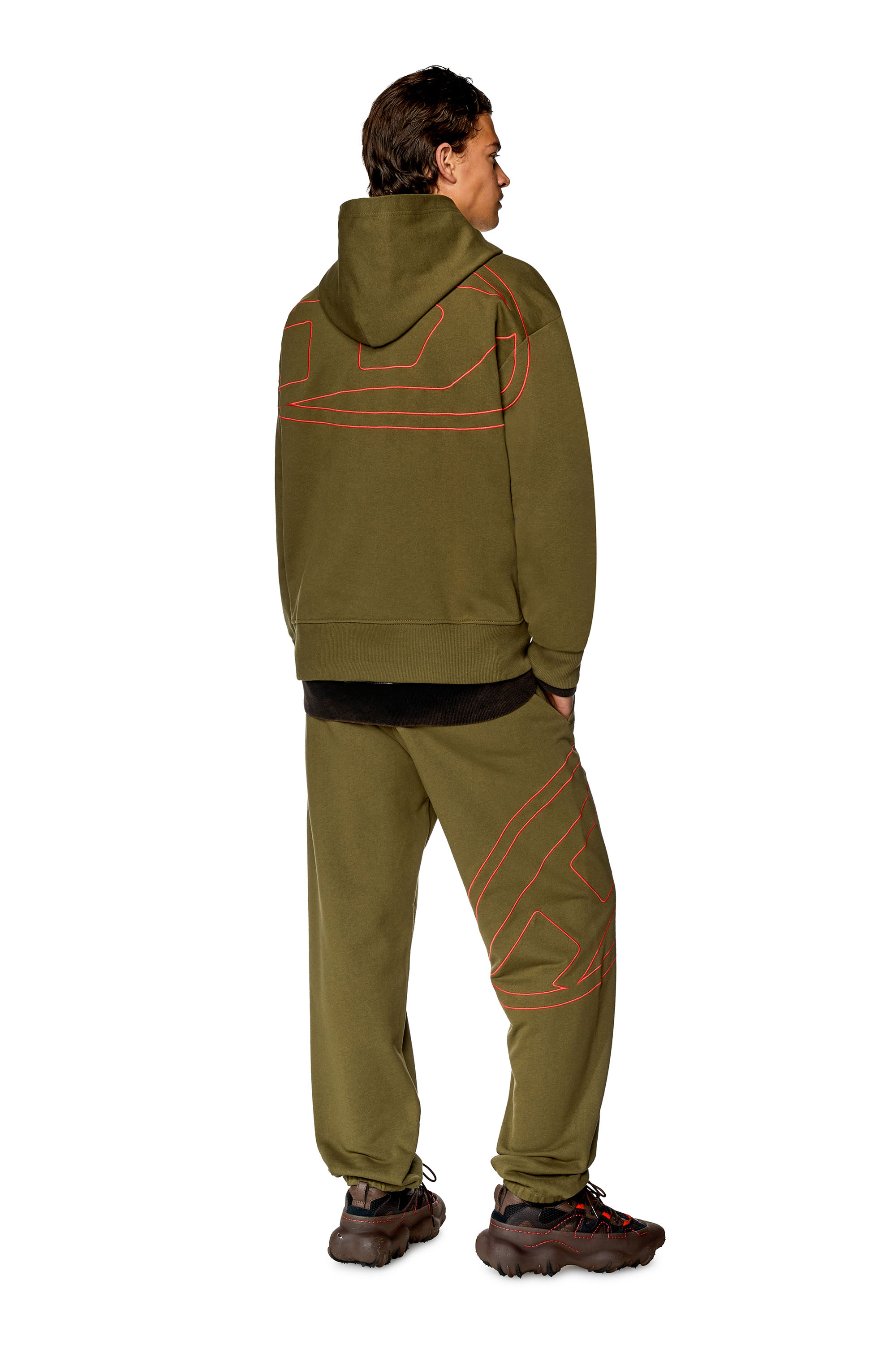 Diesel - S-MACS-HOOD-MEGOVAL-D, オリーブグリーン - Image 3