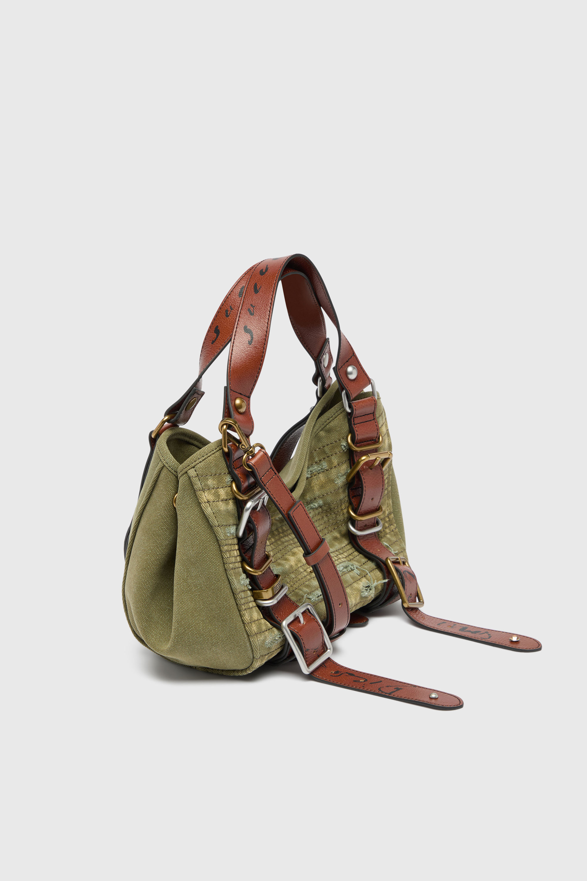 Diesel - D-ONE TOPHANDLE S, Female's トップハンドルバッグ in グリーン - 5