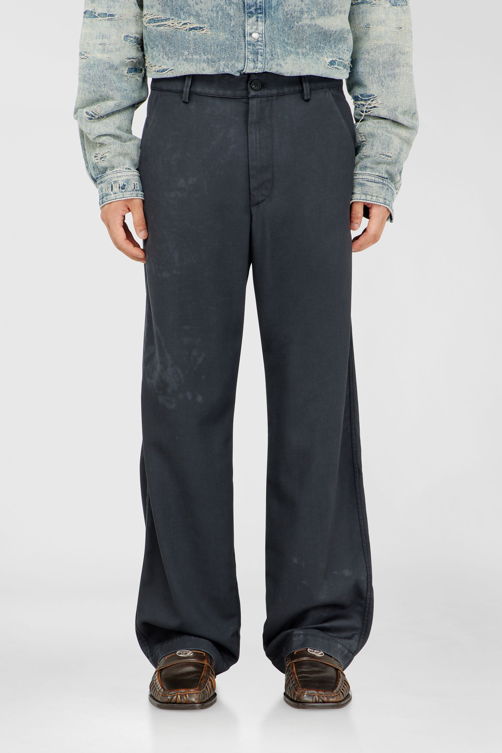 Diesel - P-HANT-CHINO-AECB, Male's パンツ in ブラック - 3