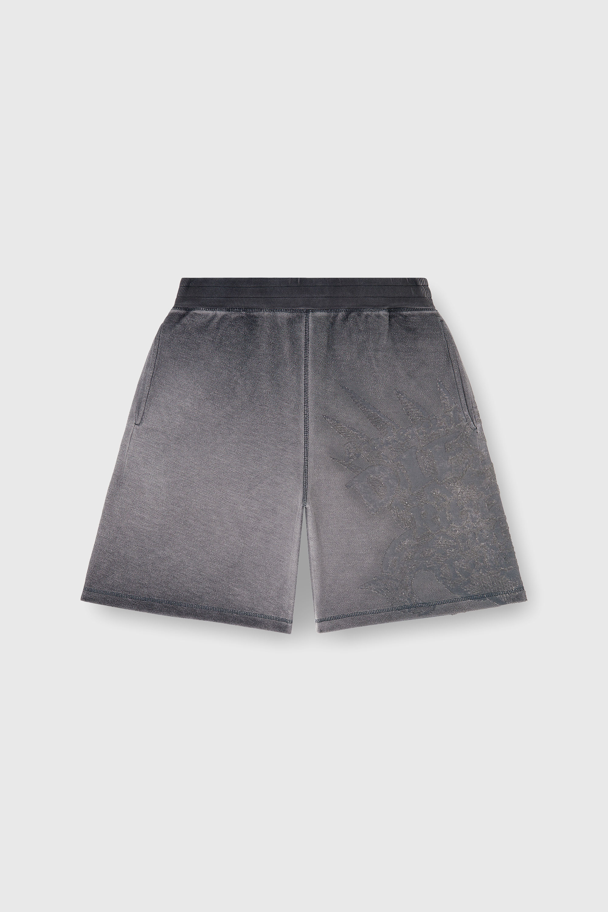 Diesel - P-RAWCROW, Male's ショートパンツ in ダークグレー - 2