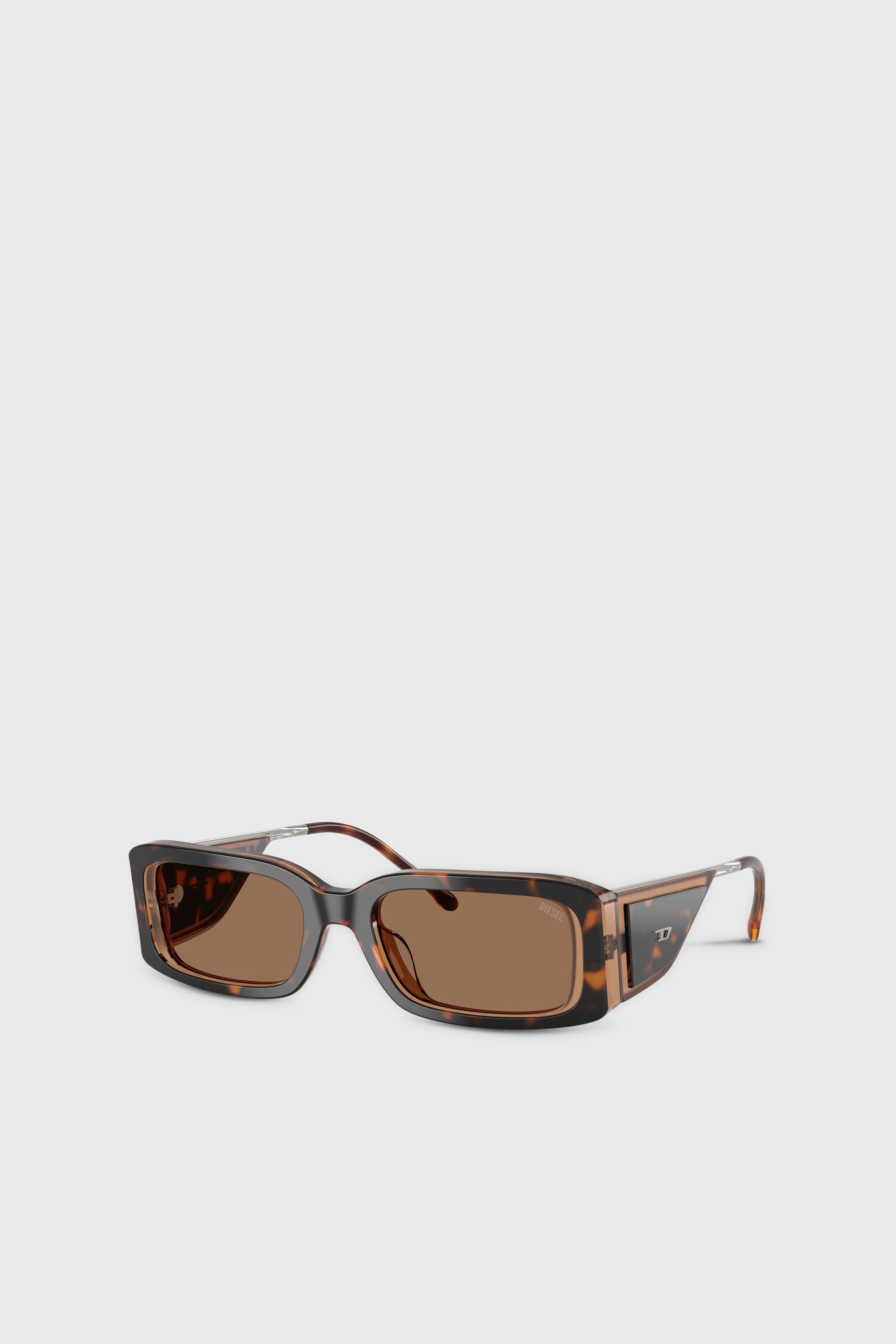 Diesel - 0DL2017U, Unisex's Rectangle sunglasses in ブラウン - 2