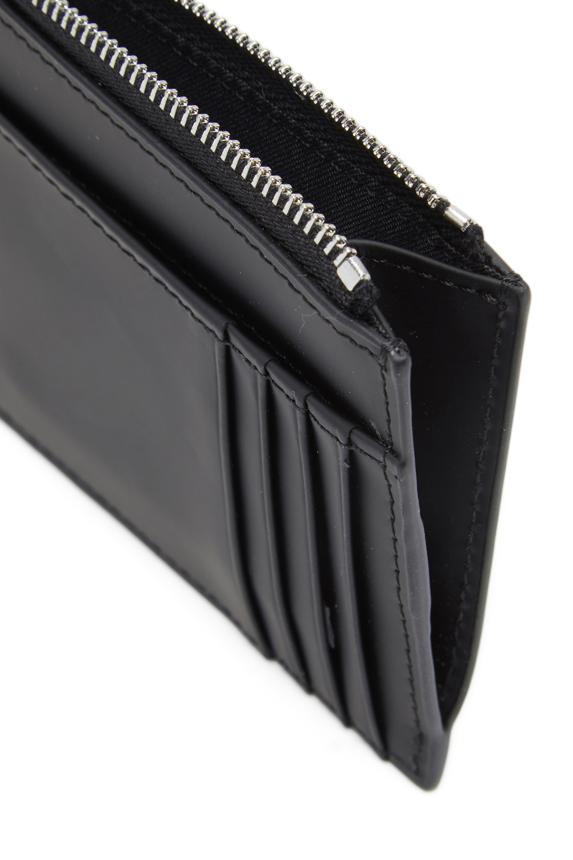 Diesel - 1DR CARD HOLDER I, Female's Card holder in matte leather in ブラック - 3