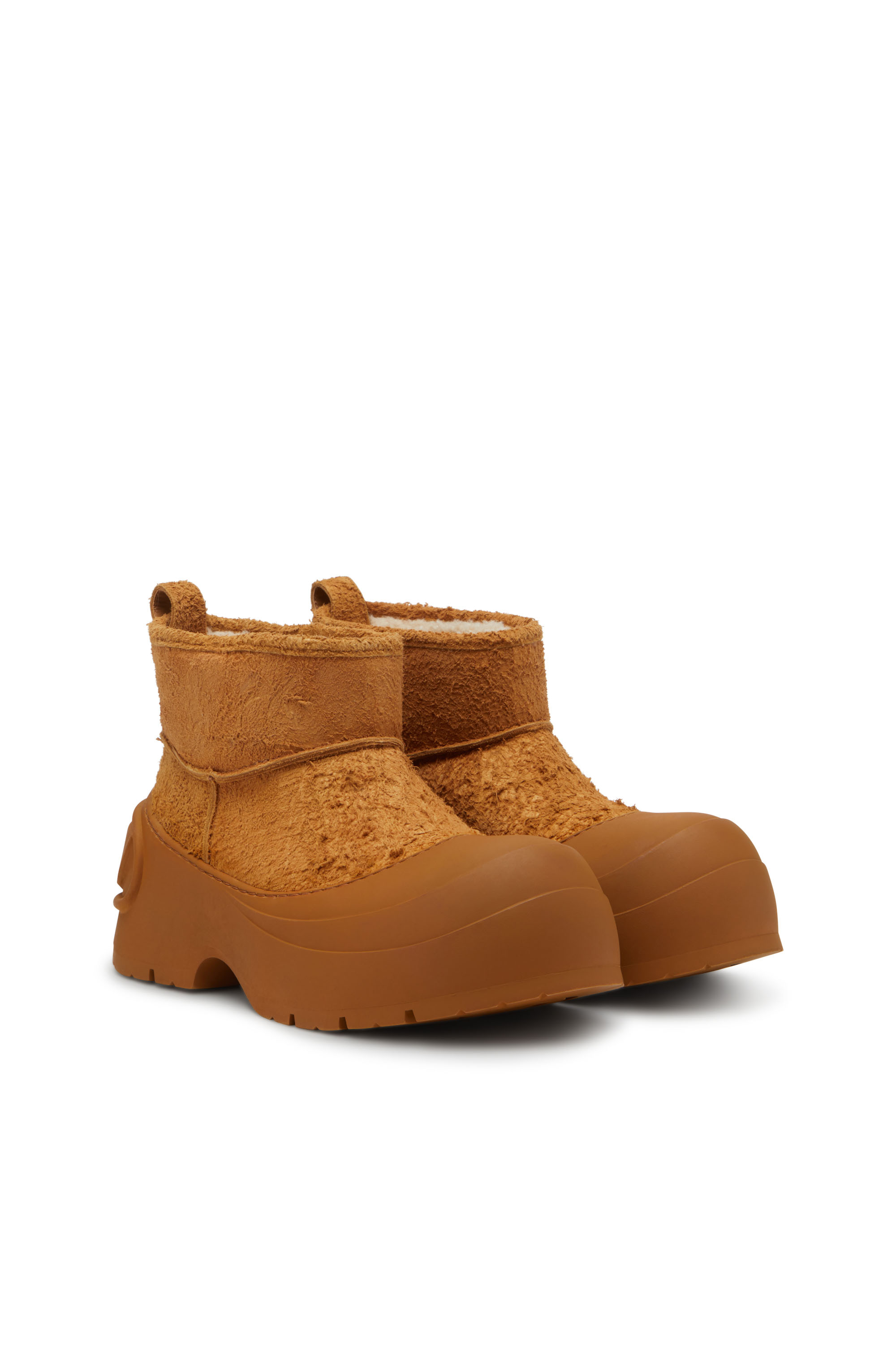 Diesel - D-DONALD MONTONE, Male's D-Donald-Chunky ankle boot with lug sole in ブラウン - 2
