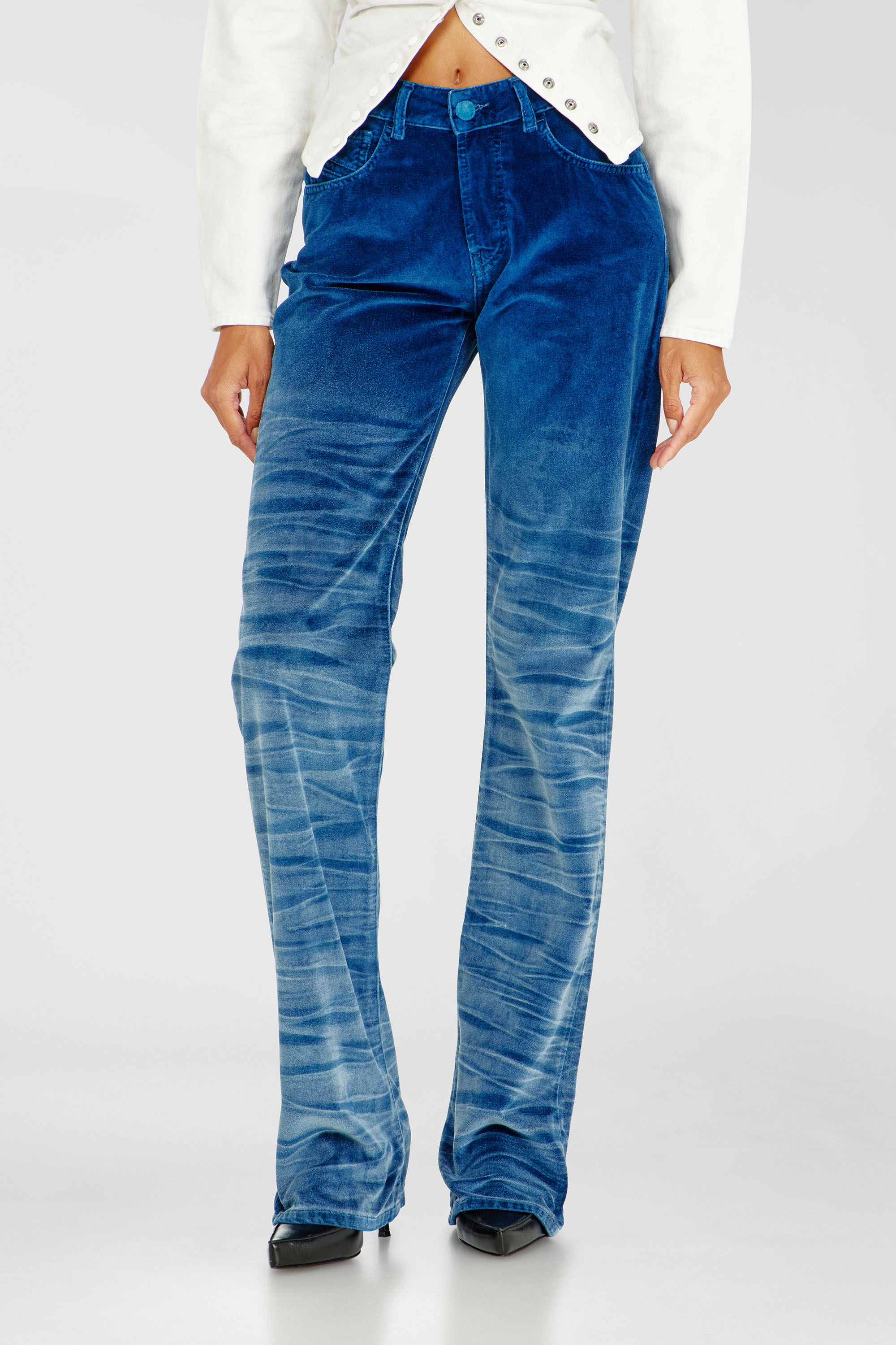 Diesel - Female's Regular Jeans D-Lie 003PF, ダークブルー - 1