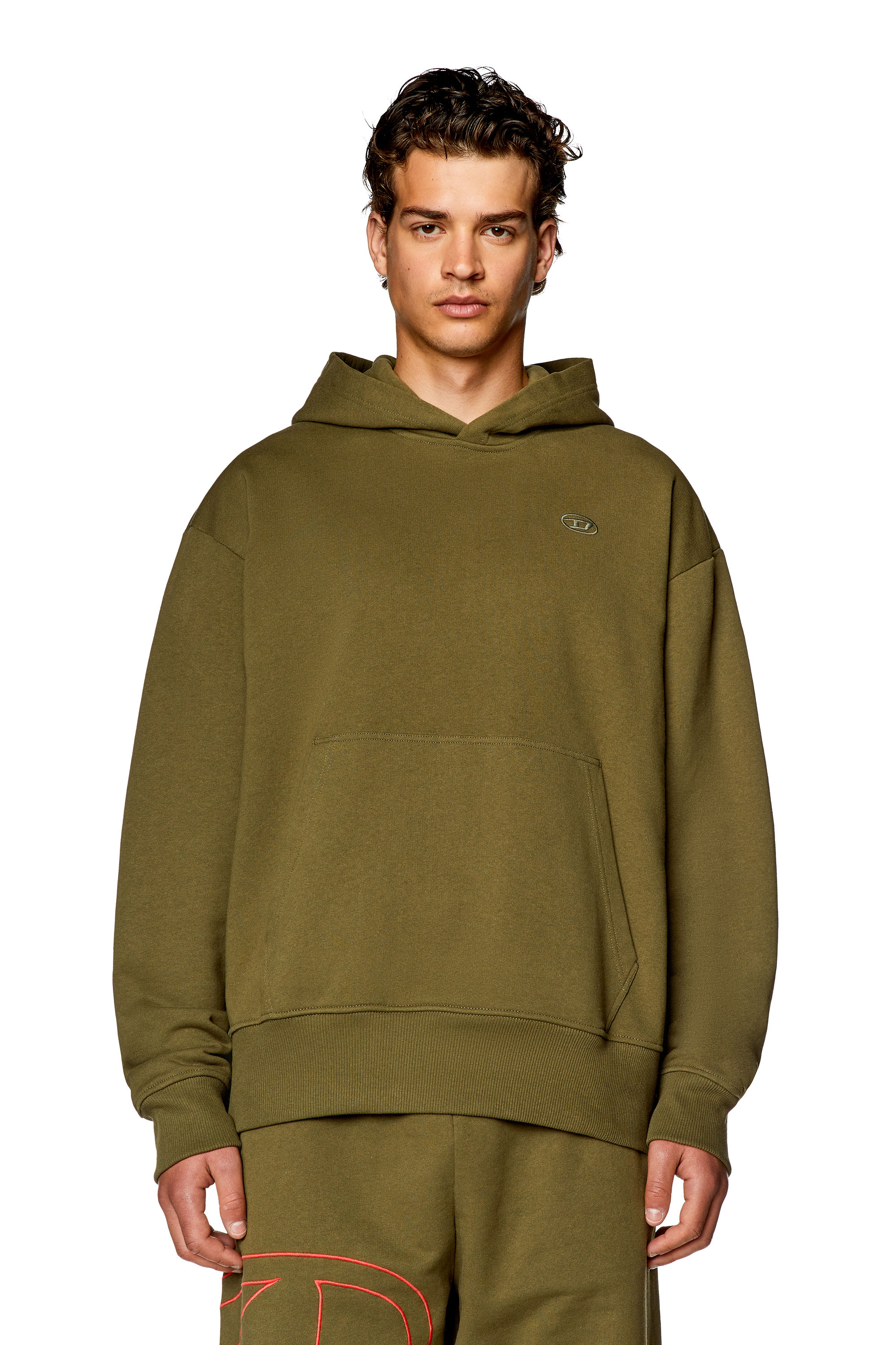 Diesel - S-MACS-HOOD-MEGOVAL-D, オリーブグリーン - Image 4