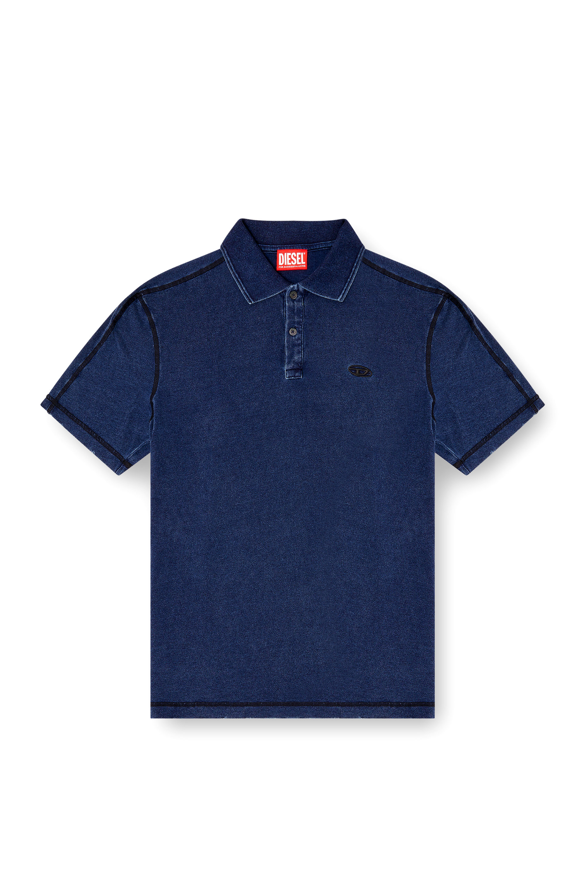 Diesel - T-SWIND-NEW, Male's ポロシャツ in ブルー - 3