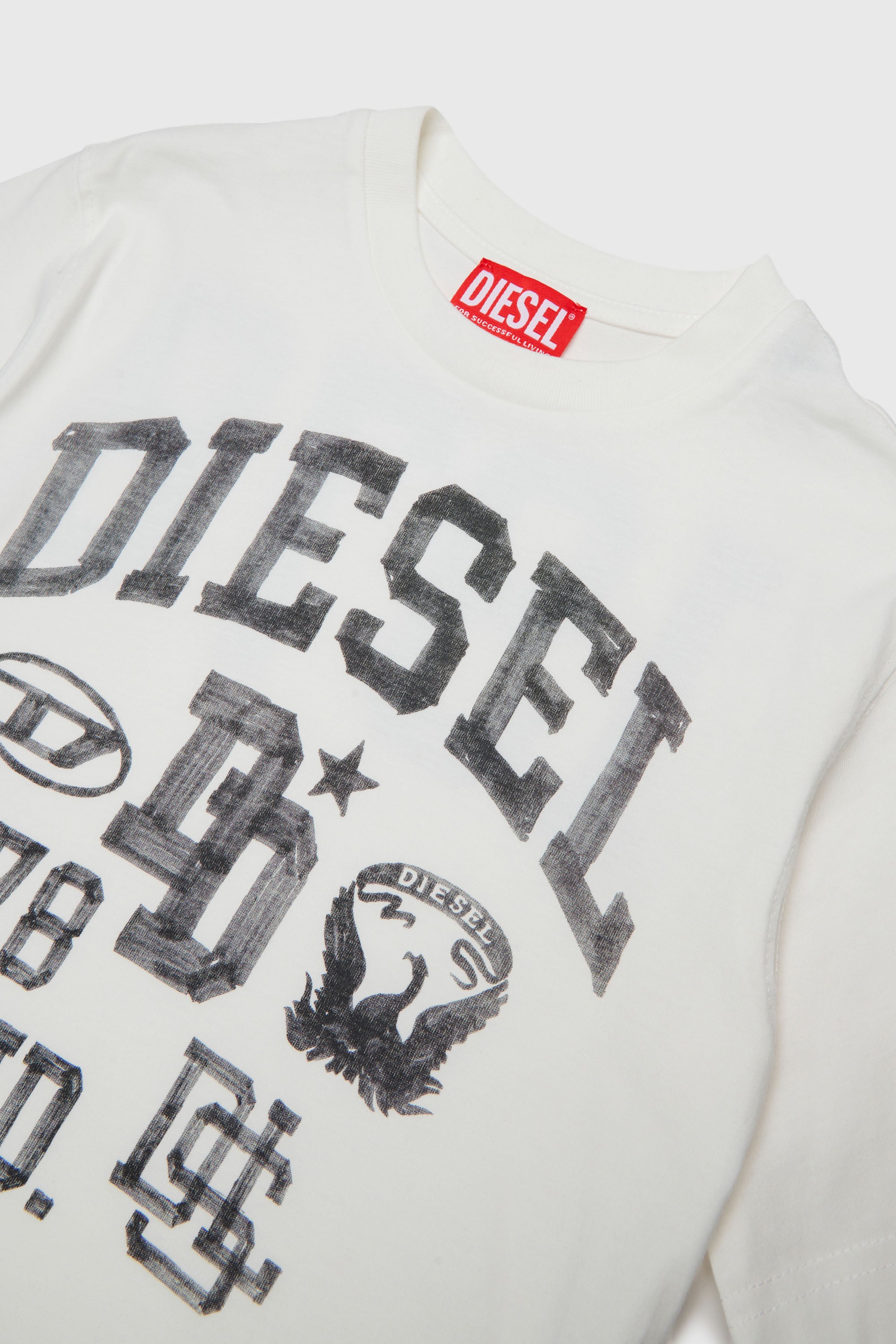 Diesel - TBAND OVER, Male's Tシャツ in ホワイト - 3