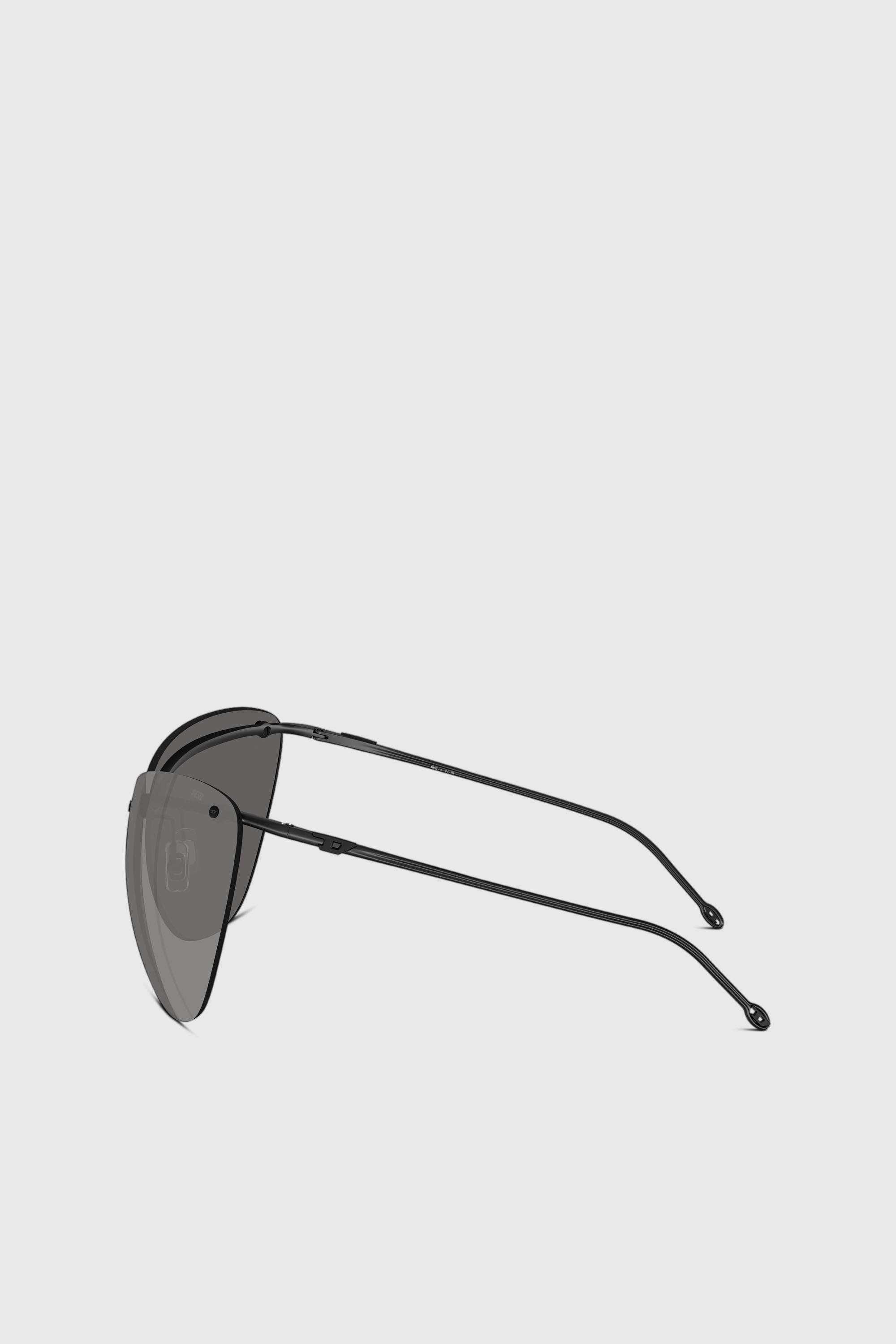 Diesel - 0DL1007, Unisex's Wraparound shape sunglasses in グレー - 2