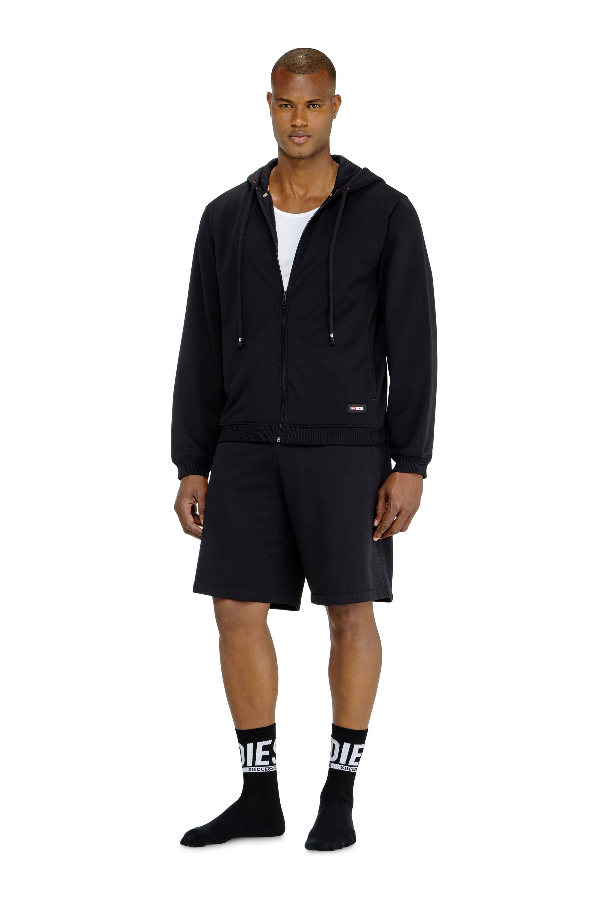 Diesel - JOY-D-CORE, Male's ジップアップパーカー in ブラック - 2