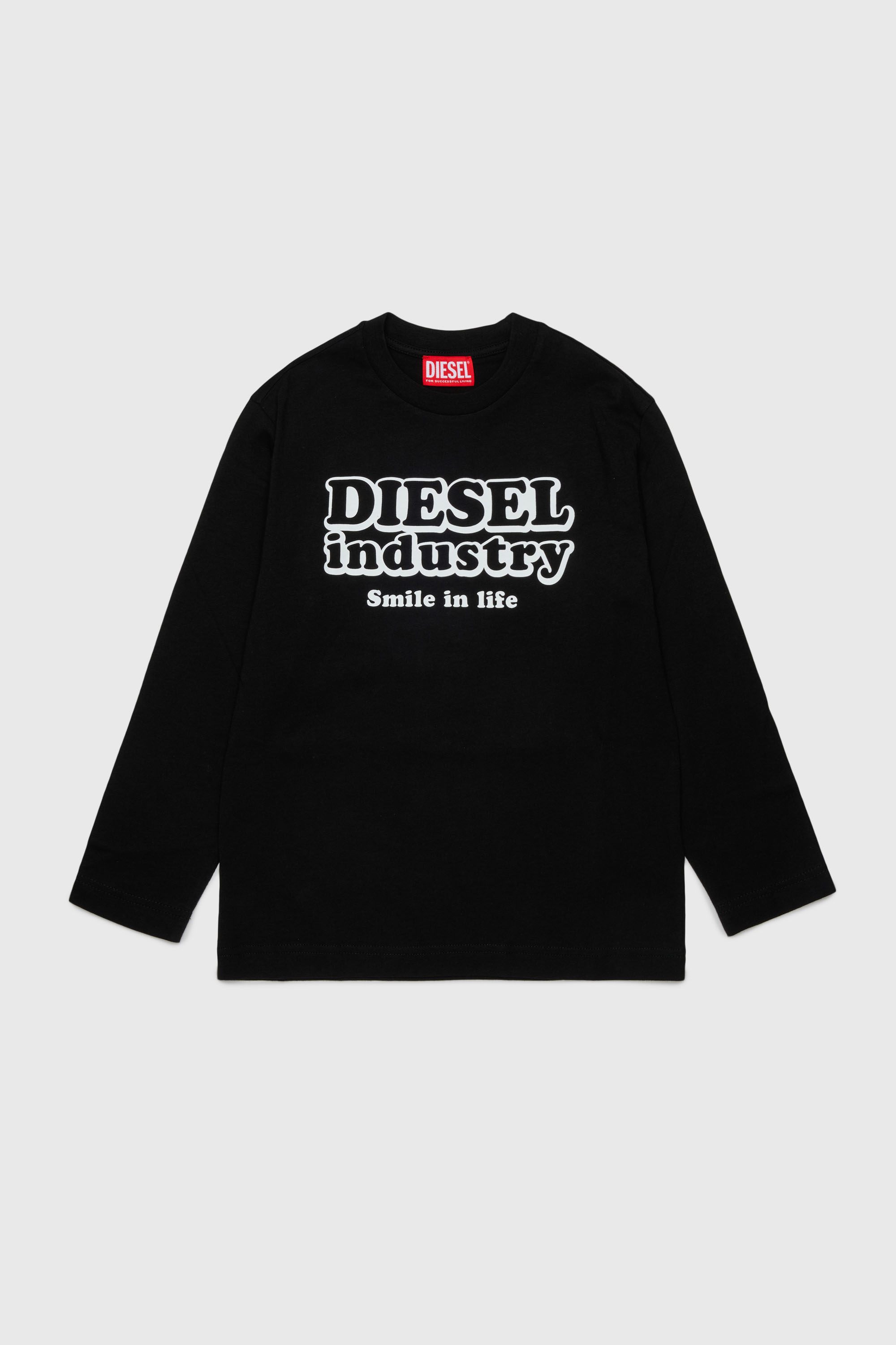Diesel - TLODIMLS OVER, Male's Tシャツ in ブラック - 1