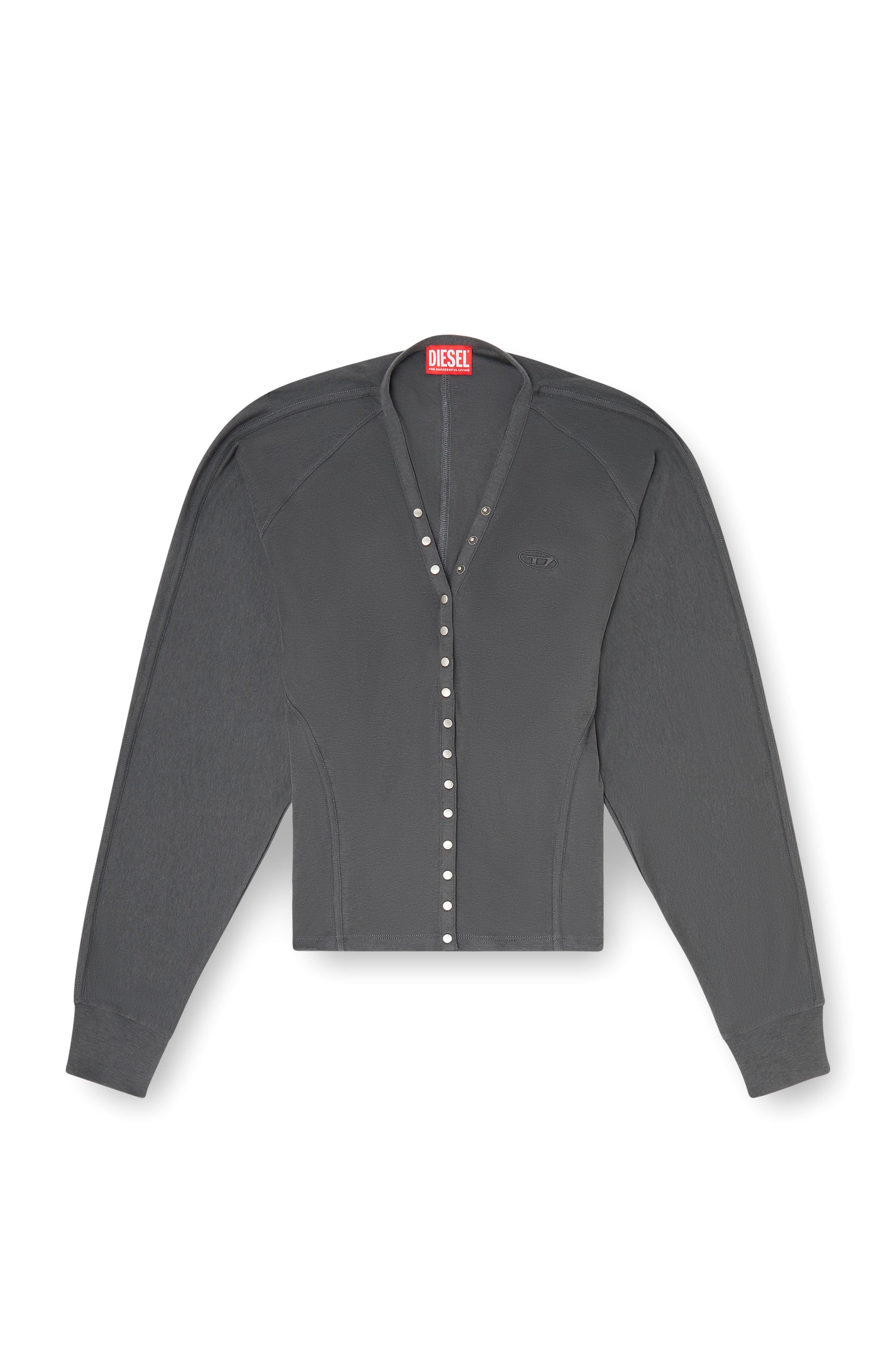 Diesel - T-ISERINA, Female's 長袖トップ in グレー - 4