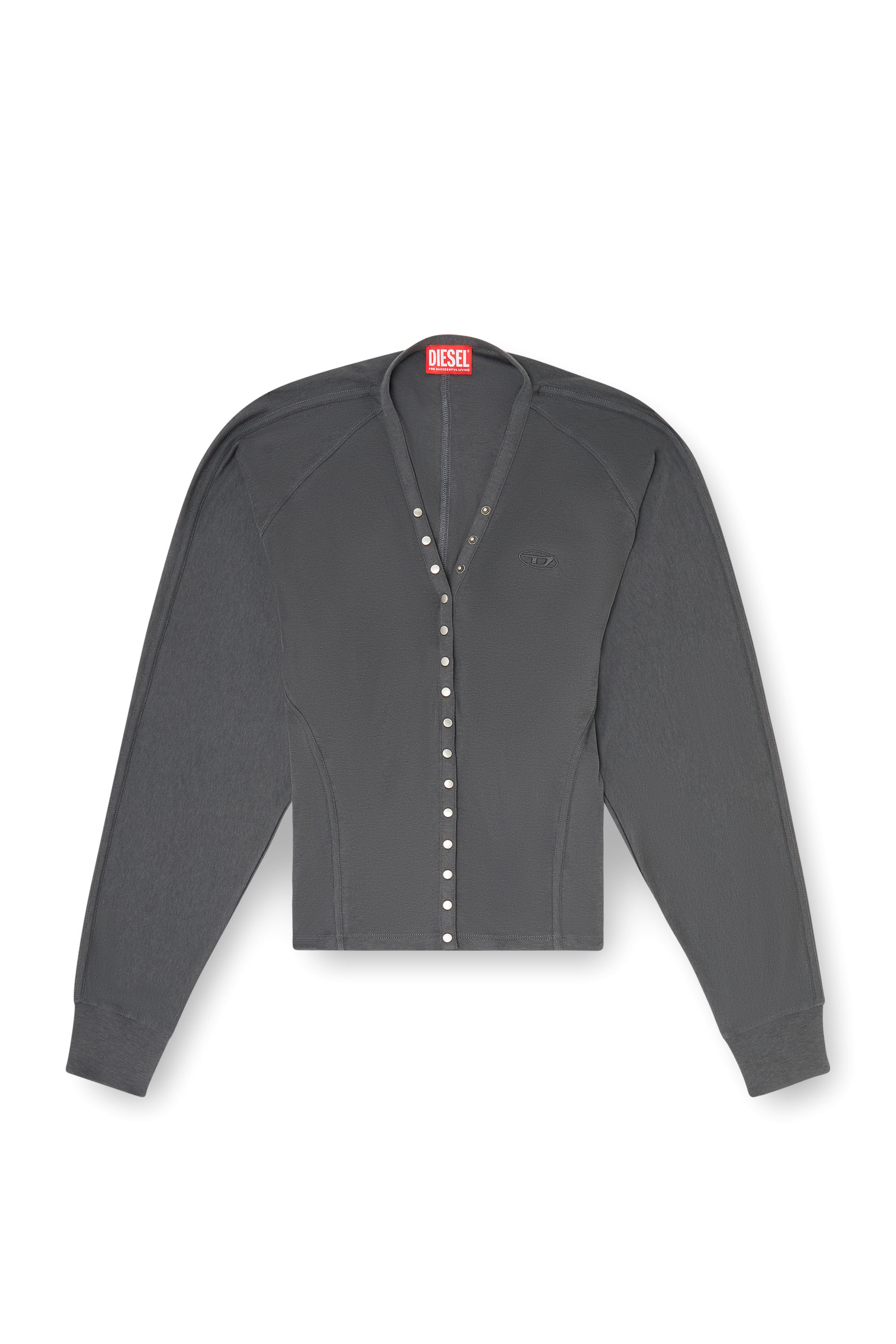 Diesel - T-ISERINA, Female's 長袖トップ in グレー - 2