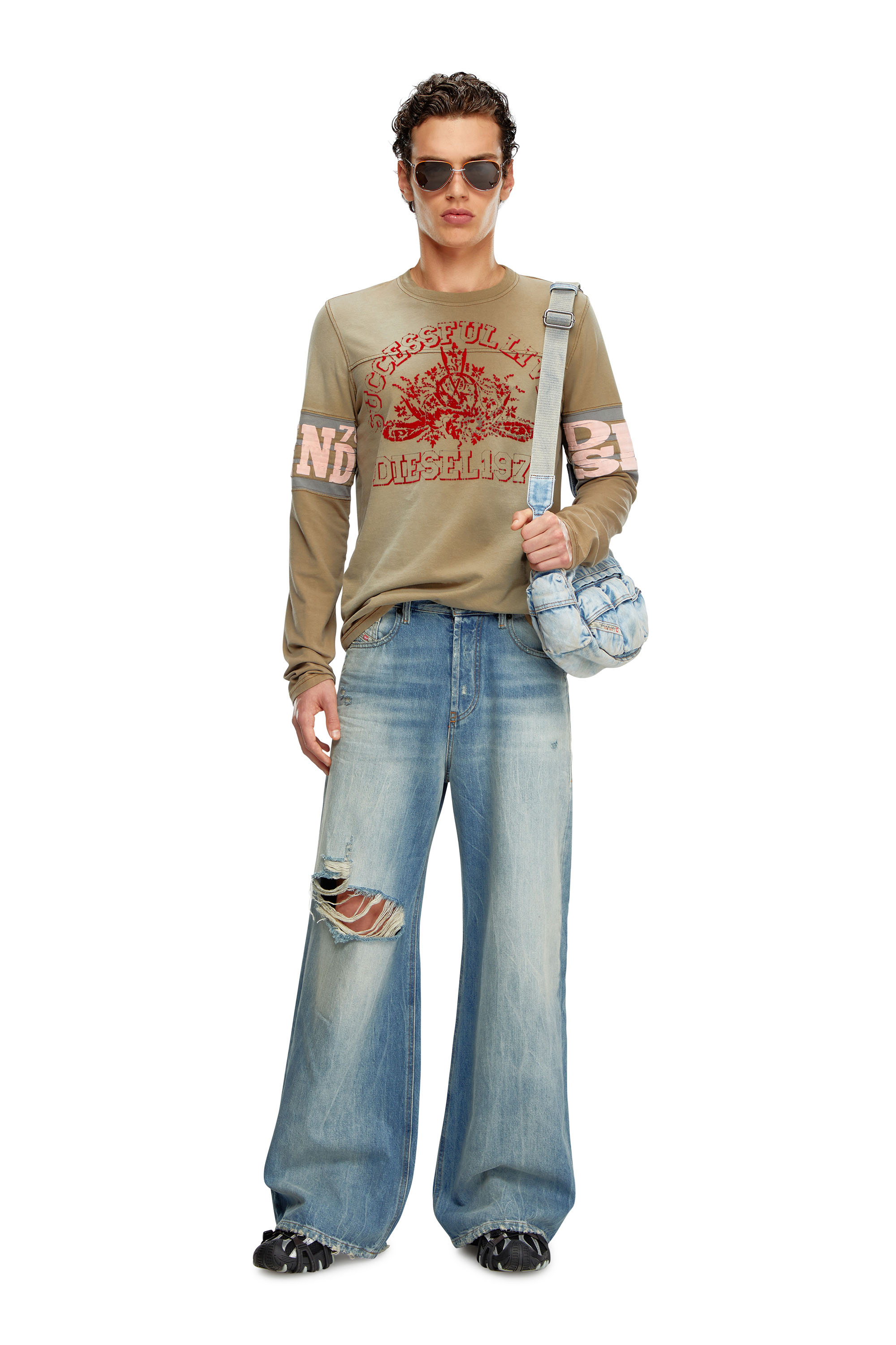 Diesel - Female's Relaxed Jeans 1996 D-Sire 09H58, ライトブルー - 7