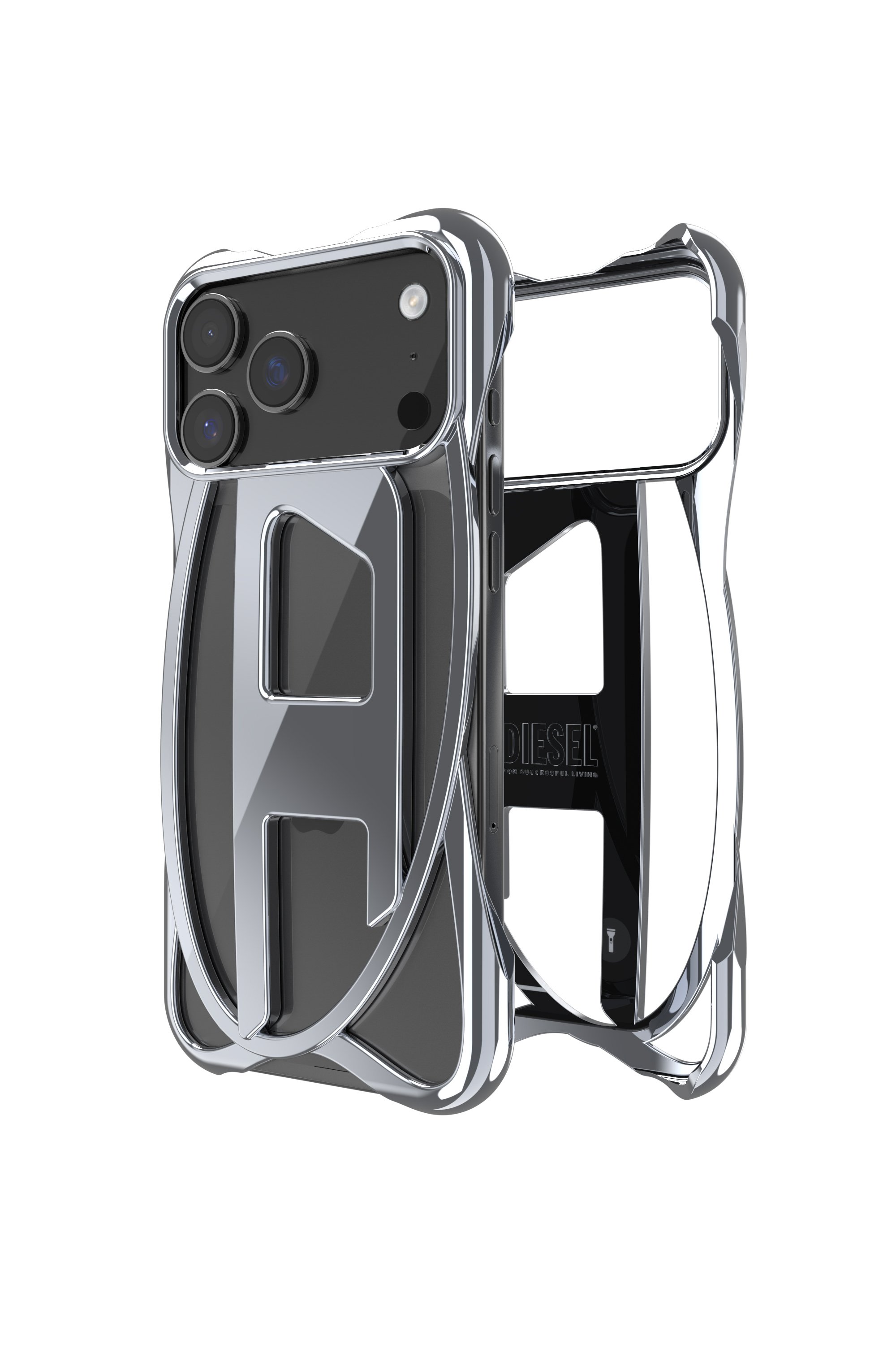 Diesel - 60446  D FRAME CASE, Unisex's IPHONE 17 PRO MAX in ダークグレー - 1