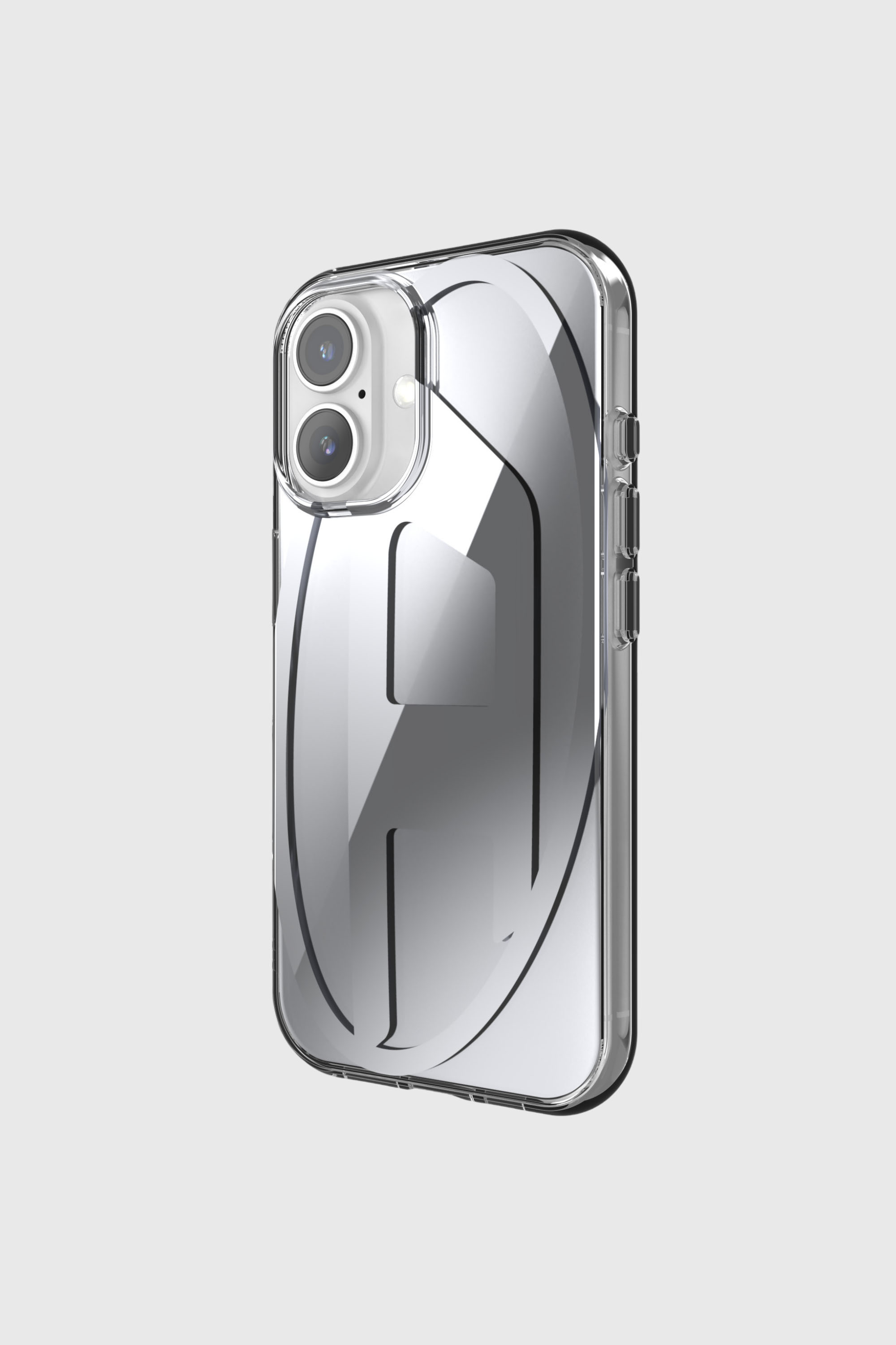 Diesel - 60159 AOP CASE, Unisex's Oval D Mirror Case for iP 16 in グレー - 3