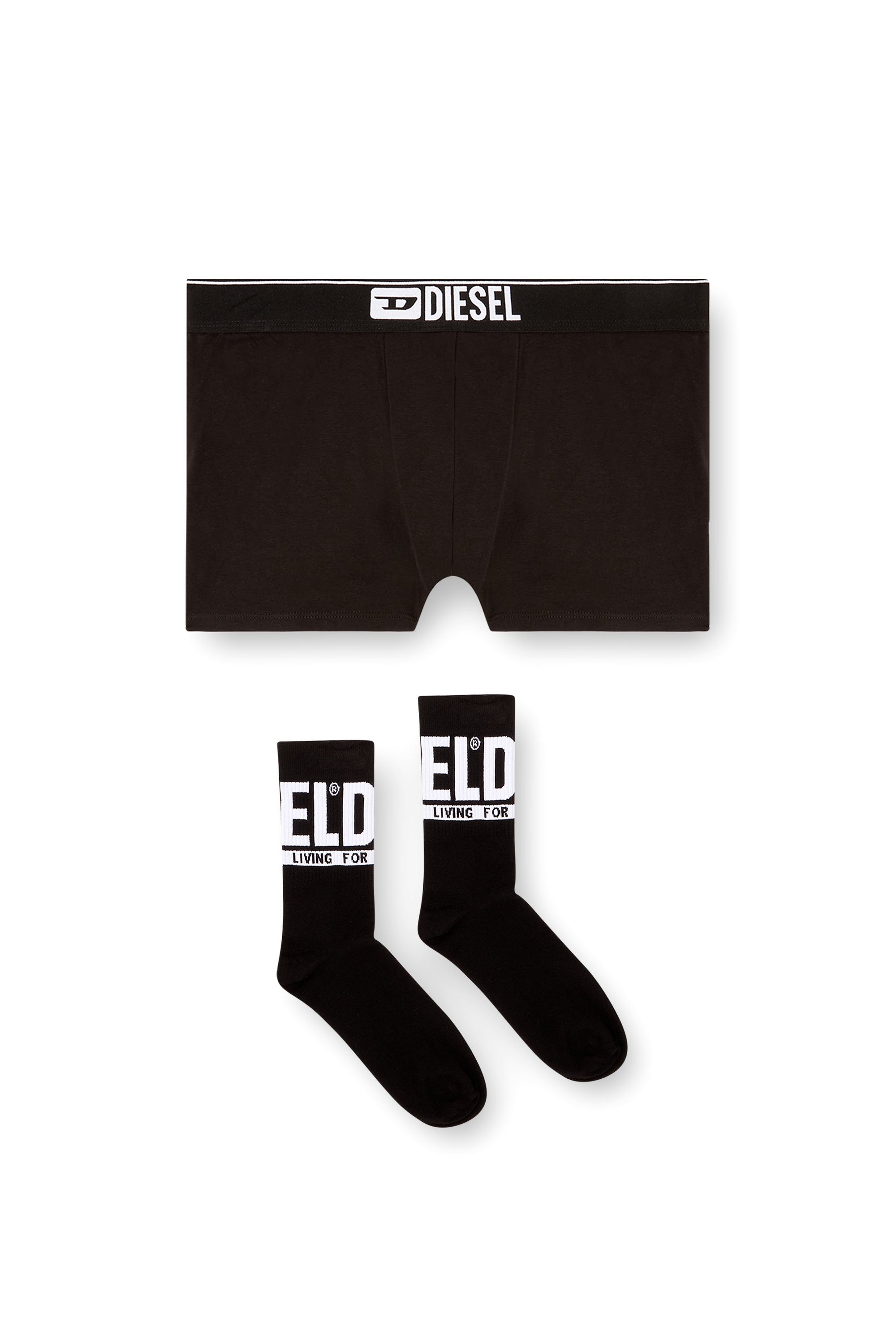 Diesel - KIT-D-CLASSIC, Male's Essentials underwear kit in ブラック - 4