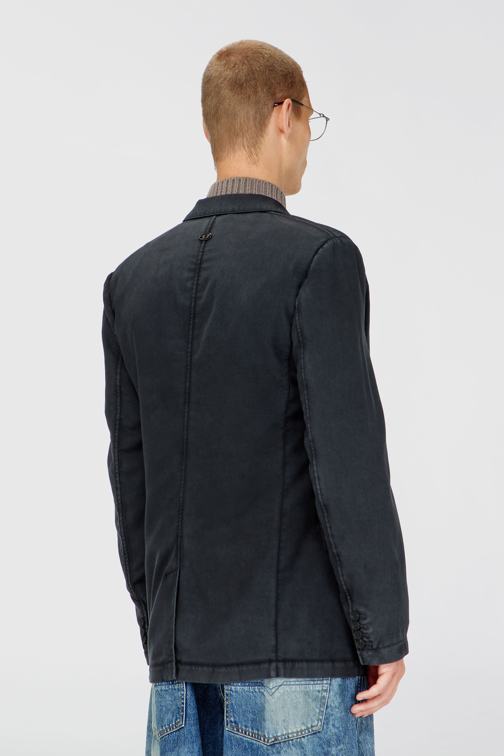 Diesel - J-CREED-AECB, Male's ジャケット in ブラック - 5