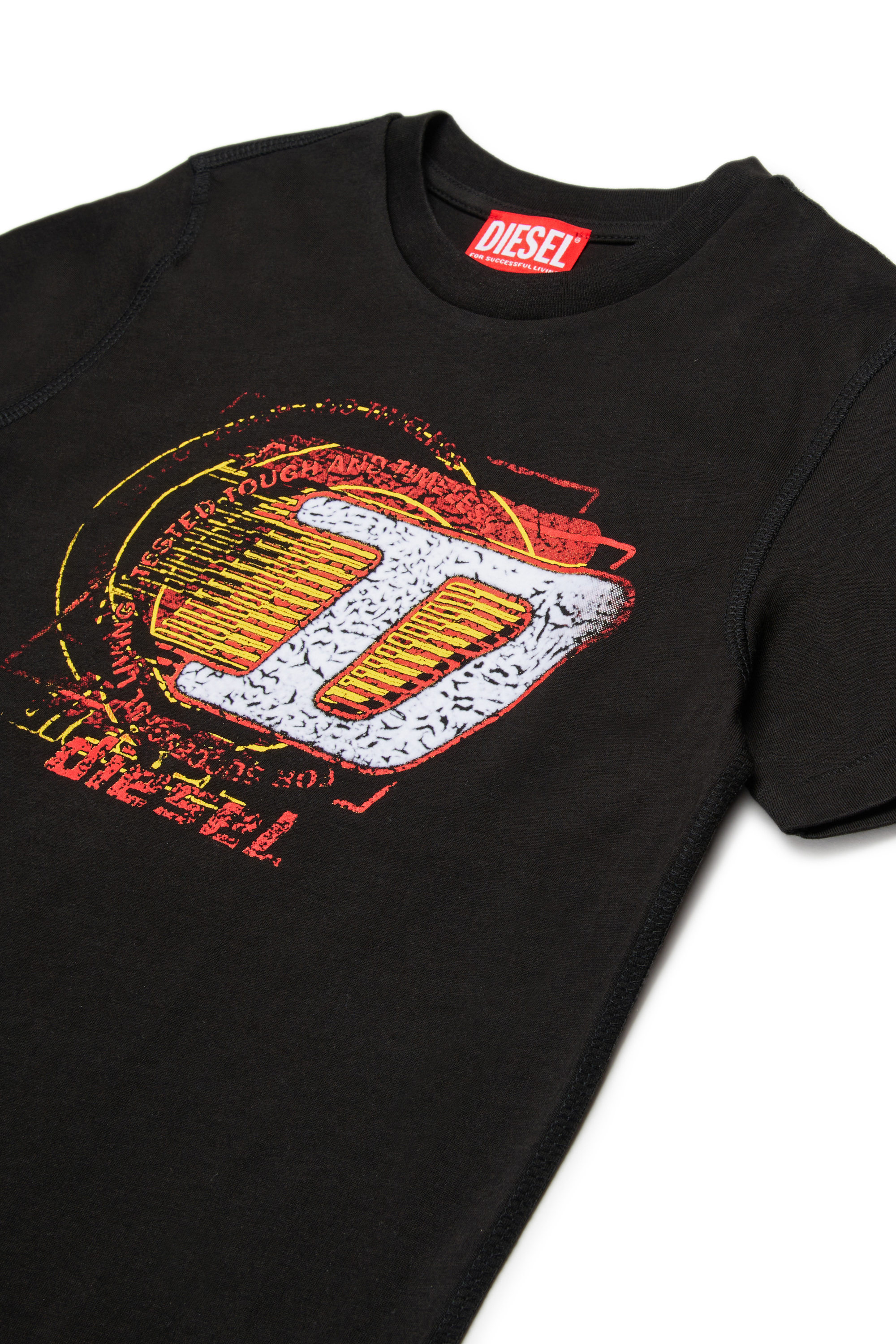 Diesel - TLEVEL, Male's Tシャツ in ブラック - 4