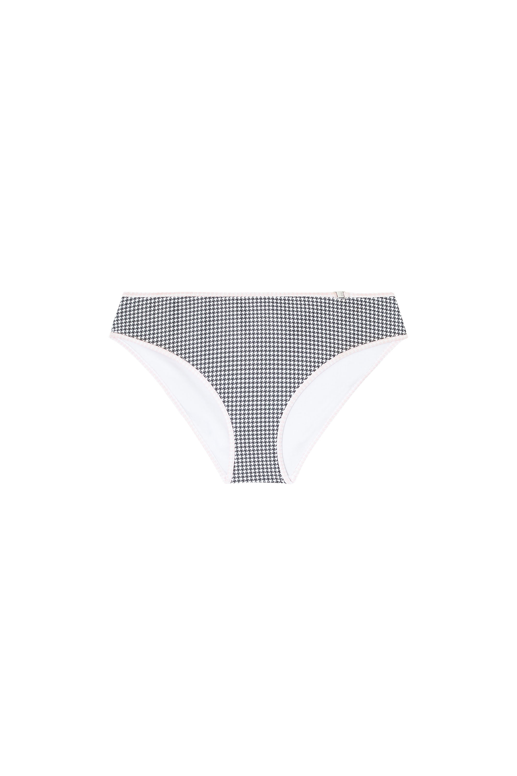 Diesel - LUCY-D-CORE, Female's Bikini bottoms with houndstooth print in グレー - 4