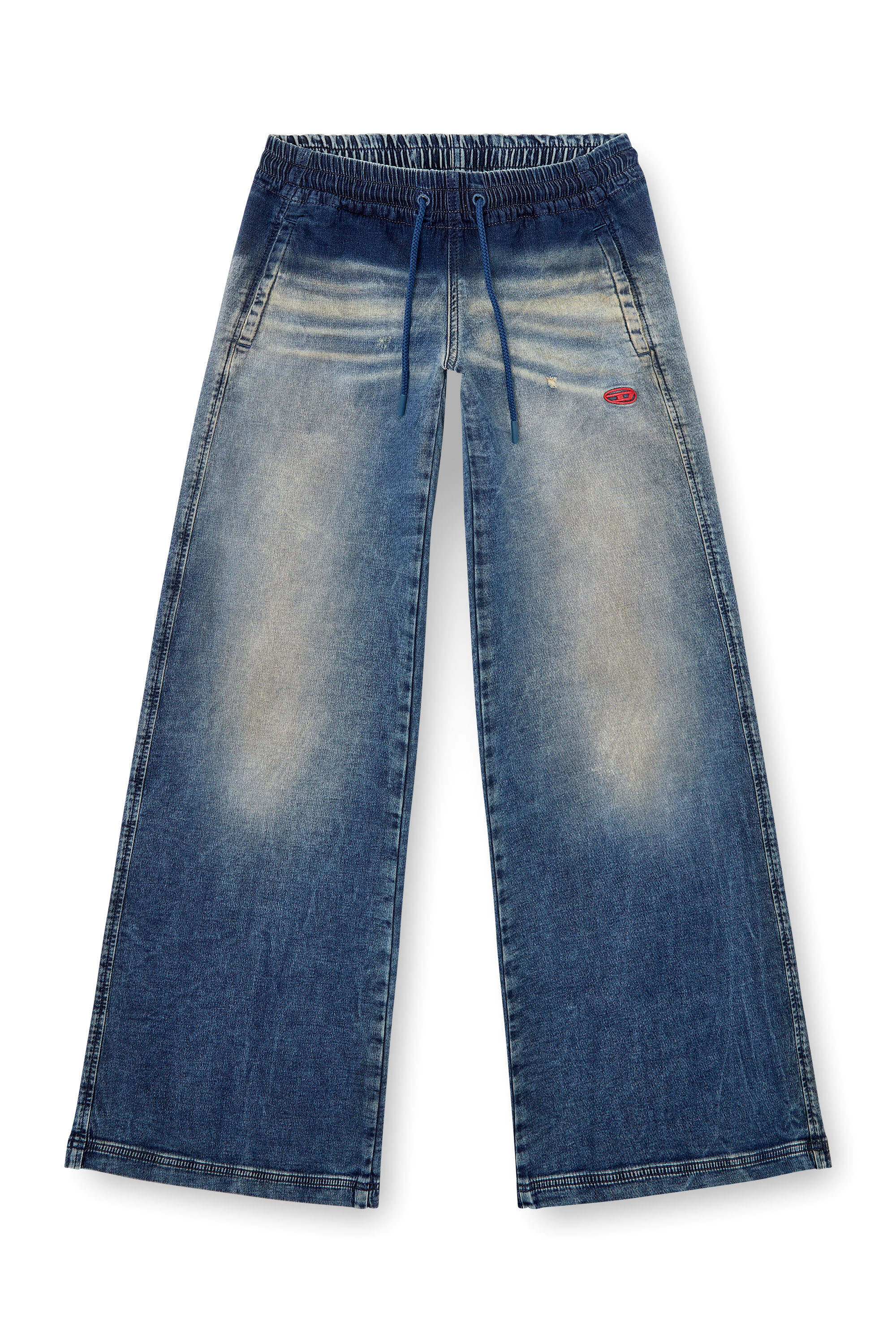 Diesel - Female's Relaxed 2078 D-Ainty Joggjeans® 068PQ, ミディアムブルー - 2