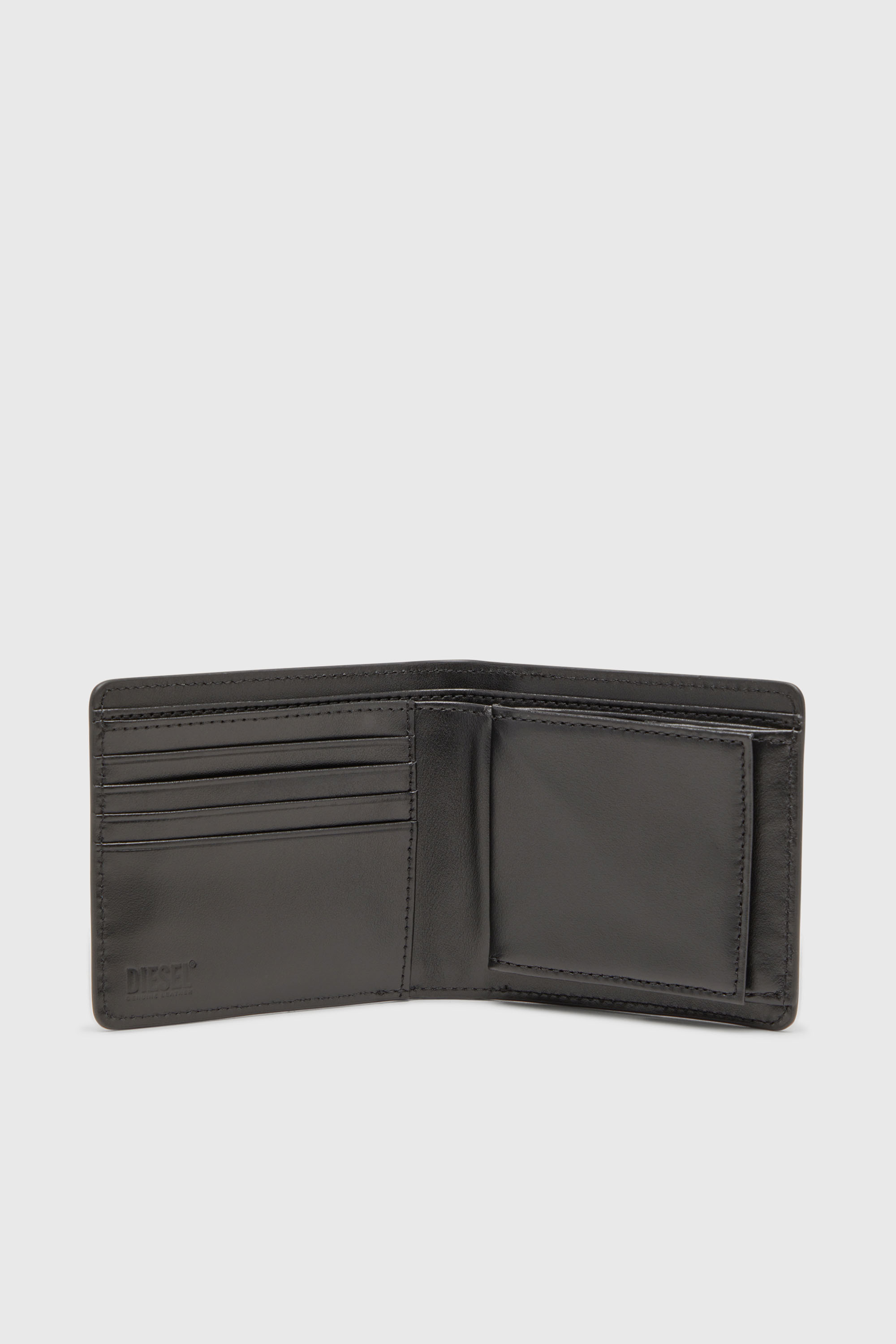 HOLI-D BI FOLD COIN S 3D Bi-fold wallet in leather｜ブラック