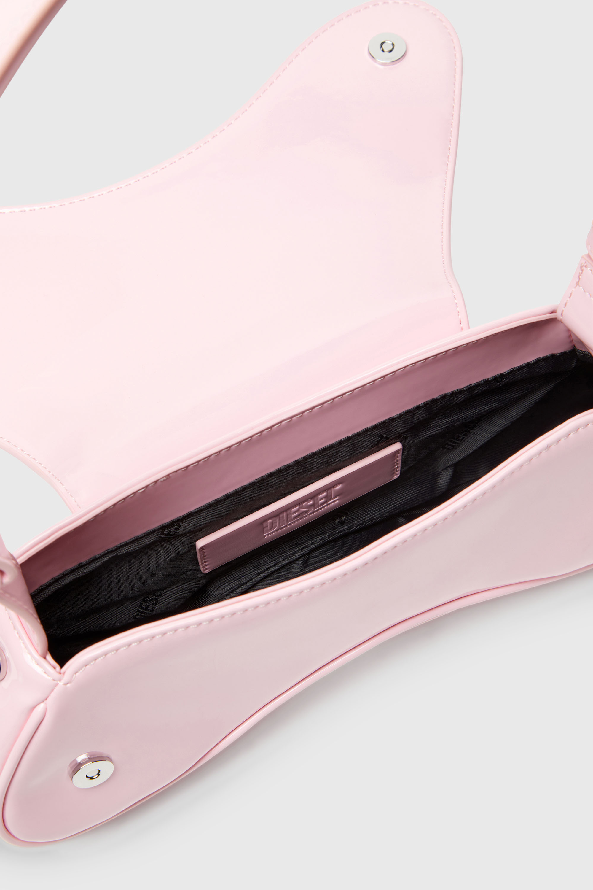 Diesel - PLAY CROSSBODY, Female's クロスボディバッグ in ピンク / ホワイト - 5