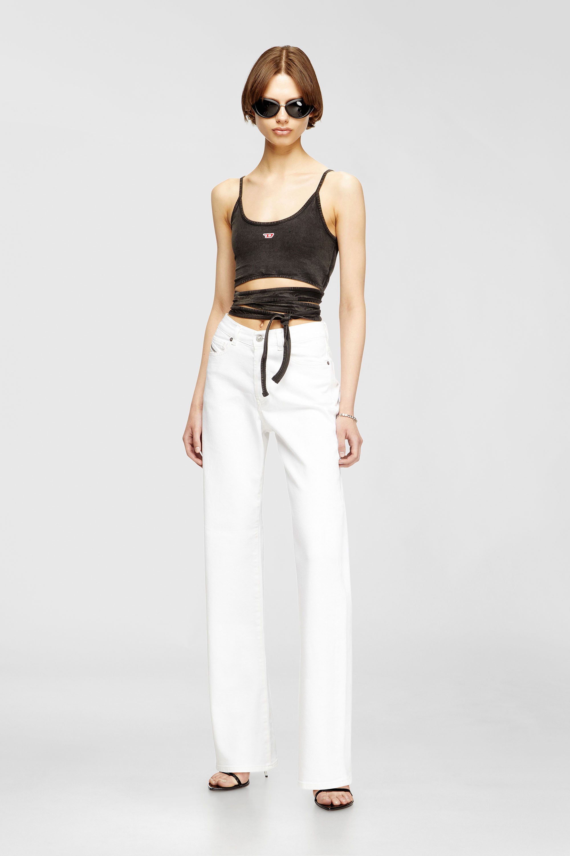 Diesel - Female's Regular Jeans 1971 D-Sent 09K05, ホワイト - 1
