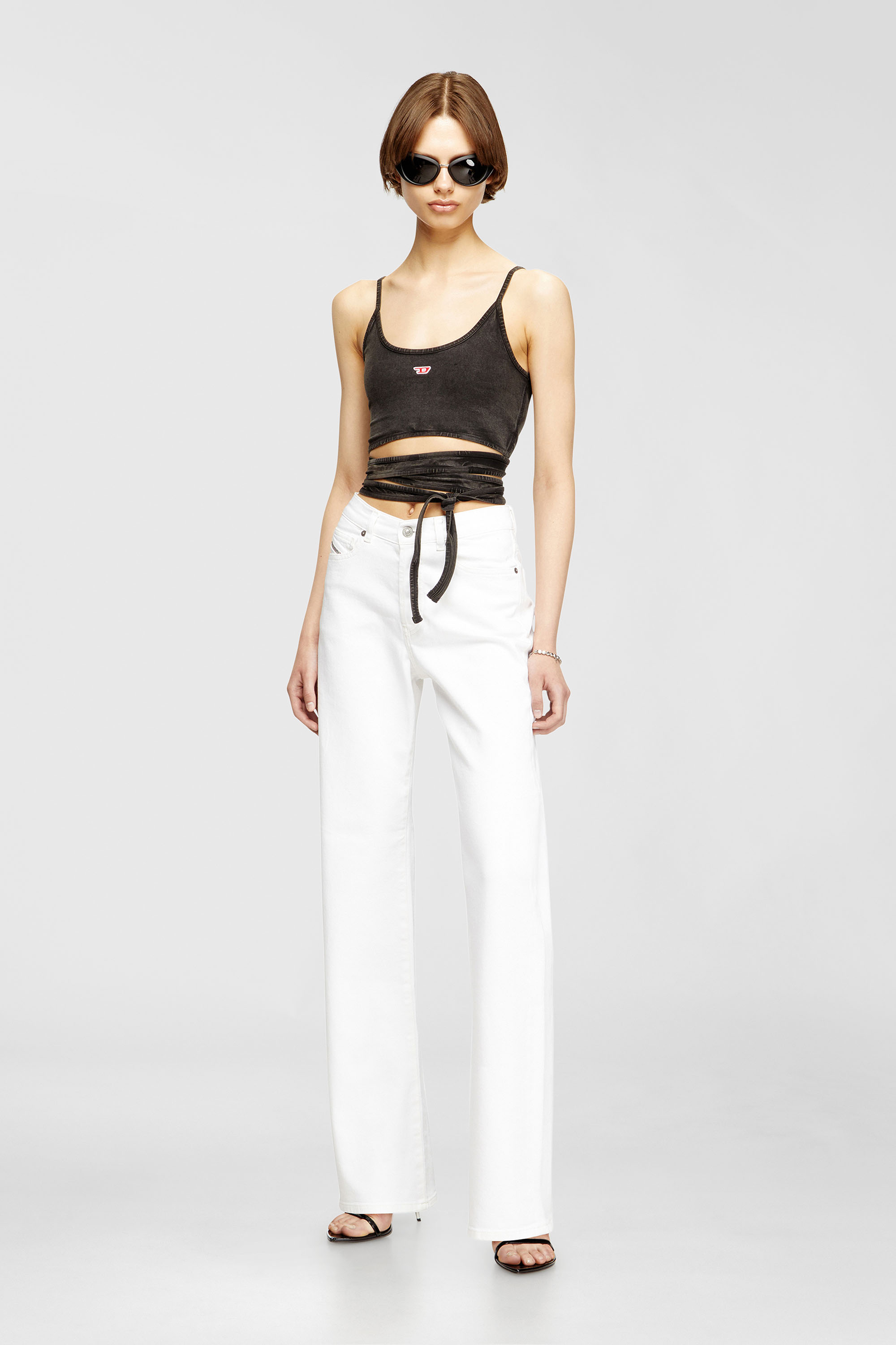 Diesel - Female's Regular Jeans 1971 D-Sent 09K05, ホワイト - 1