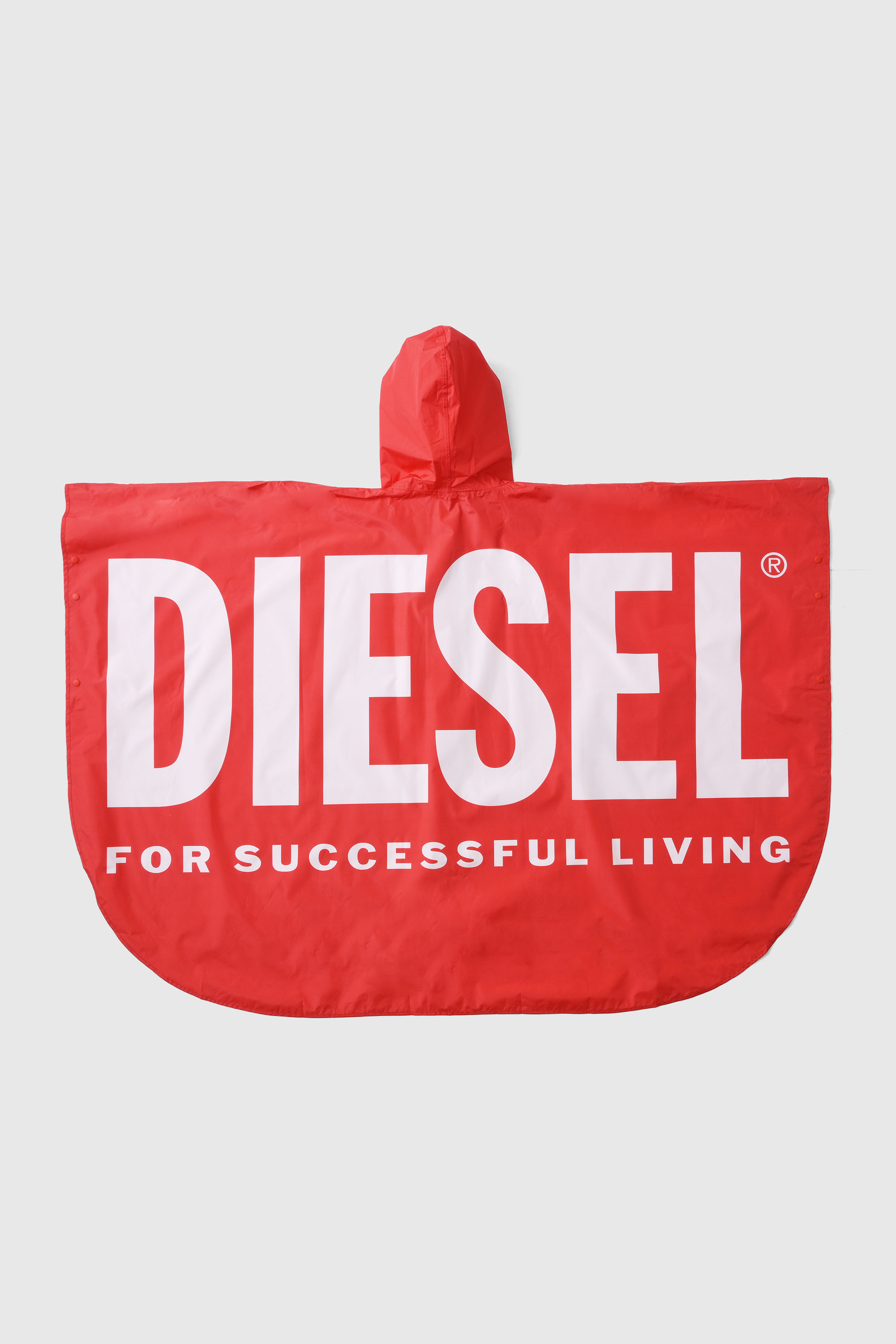 Diesel - RAVE PONCHO, Unisex's RAVE PONCHO in レッド - 3