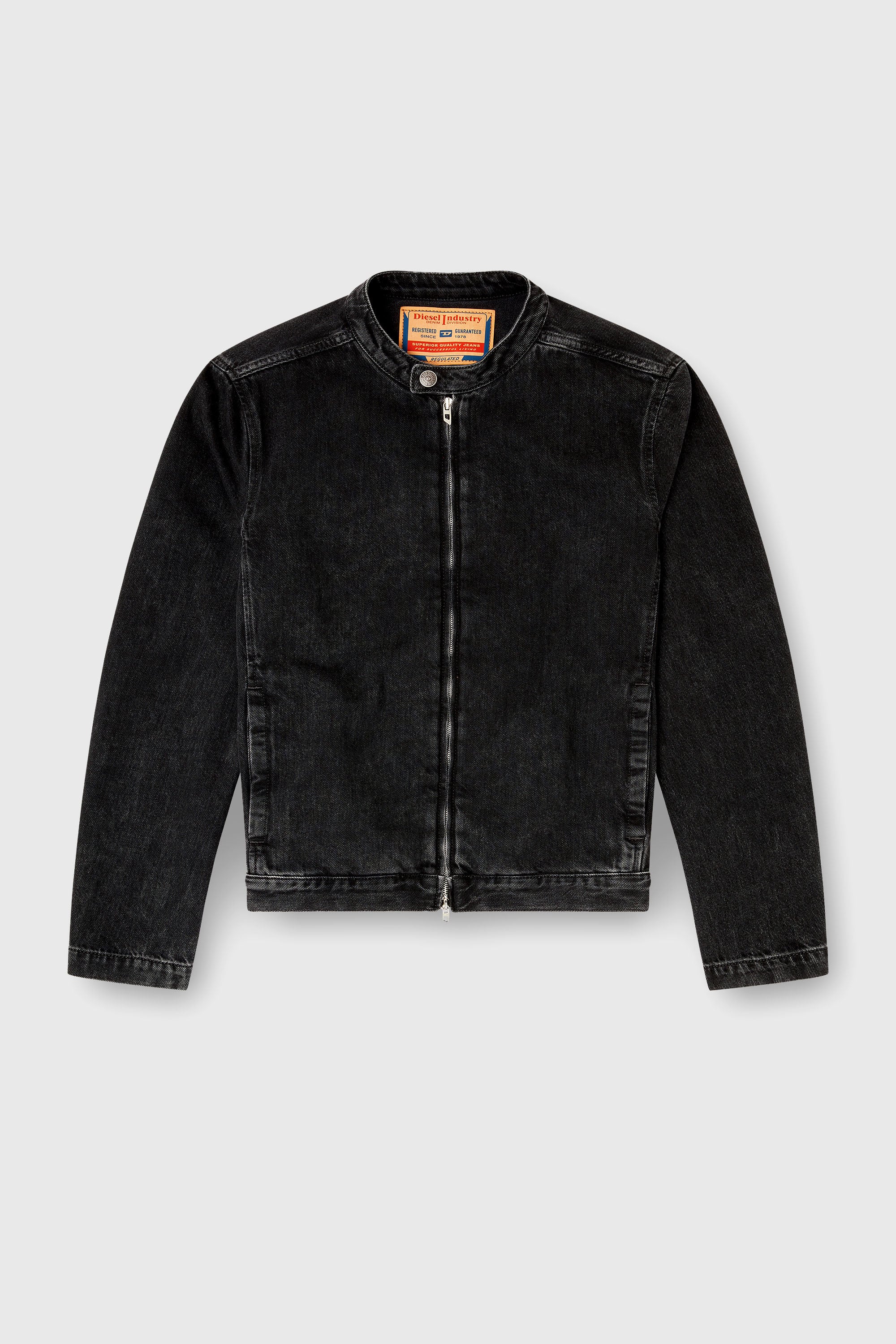 Diesel - D-GLORY, Male's デニムジャケット in ブラック - 2