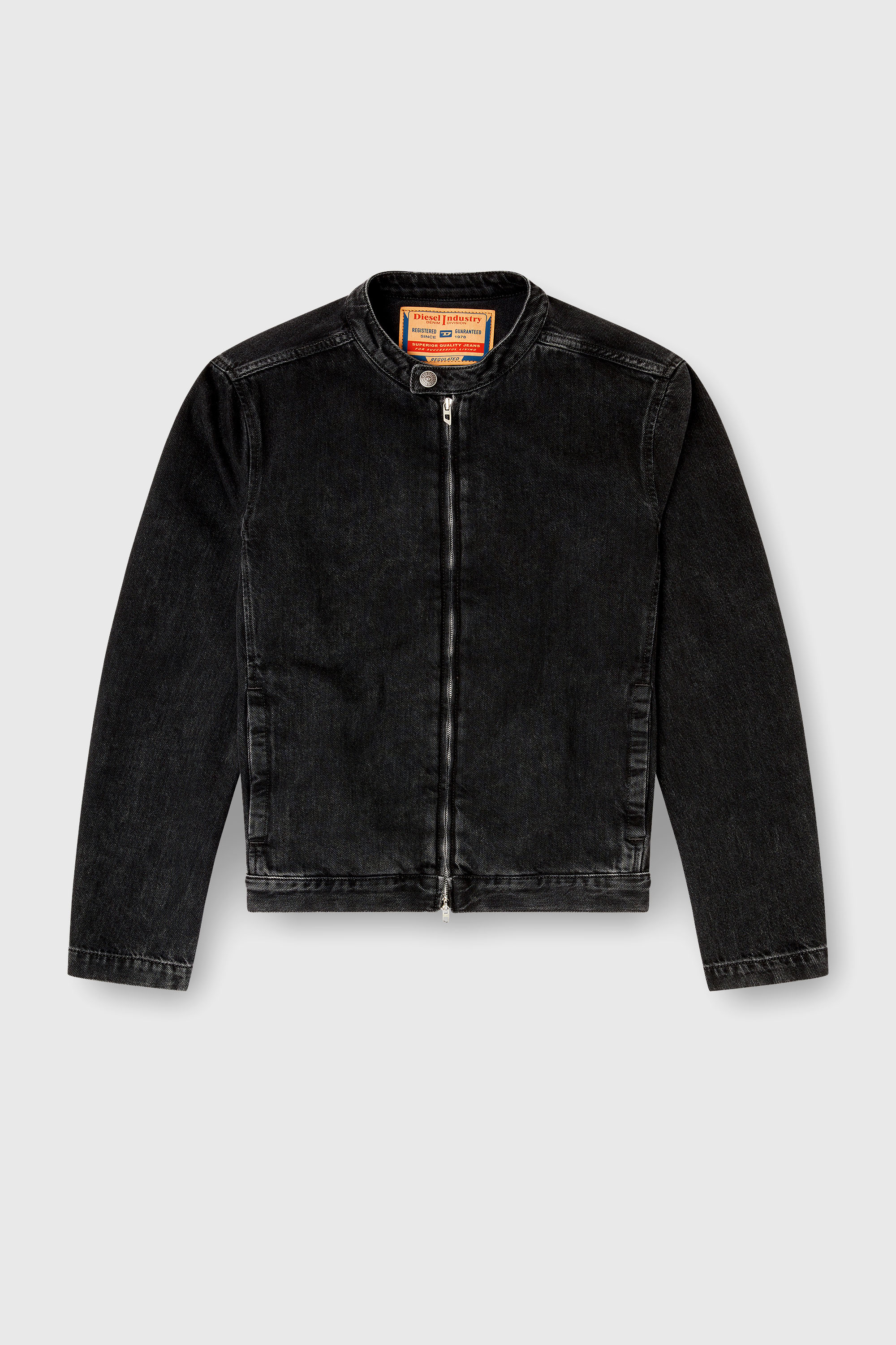 Diesel - D-GLORY, Male's デニムジャケット in ブラック - 2