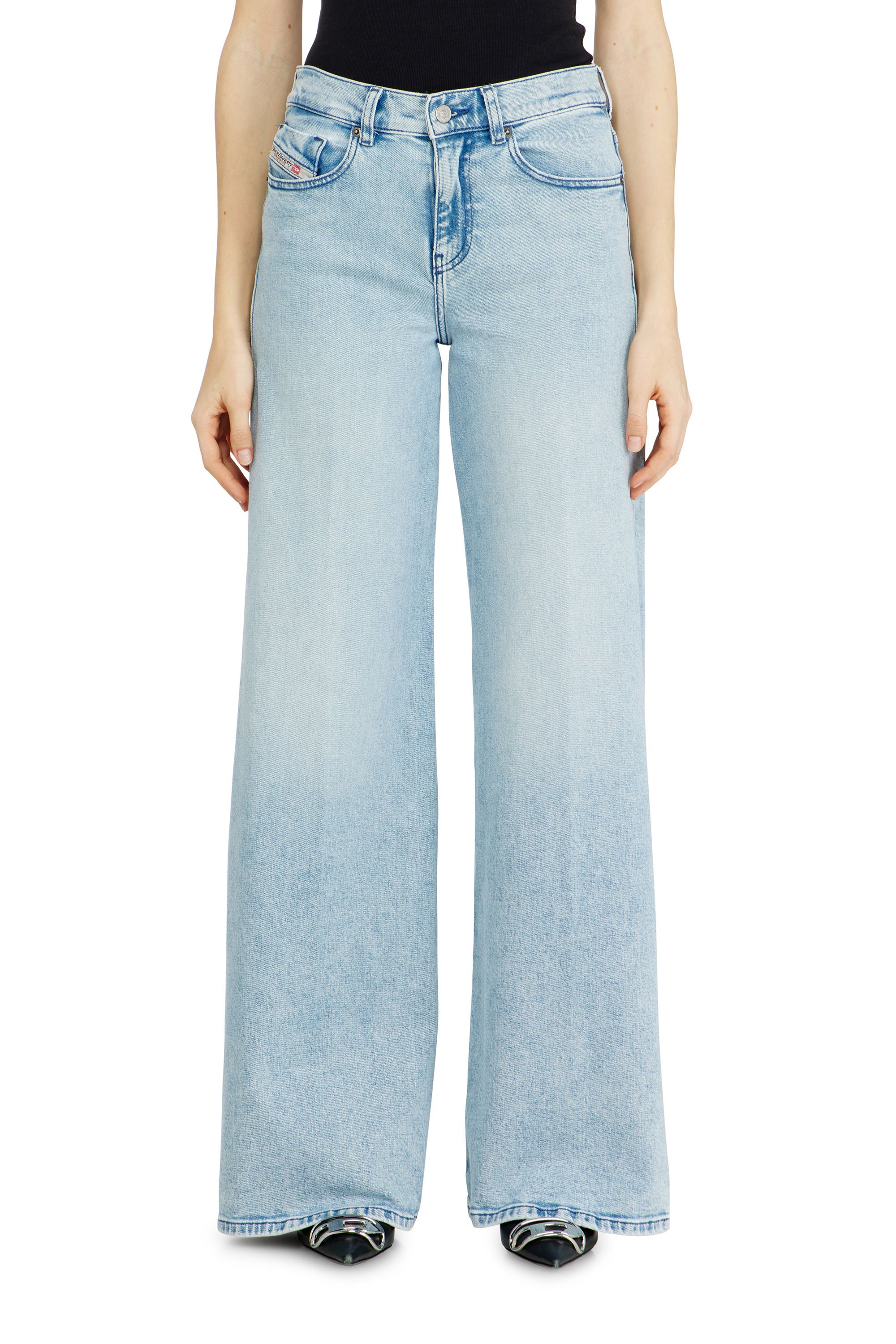 Diesel - Female's Flare Jeans 1978 D-Akemi 0ADBJ, ライトブルー - 2