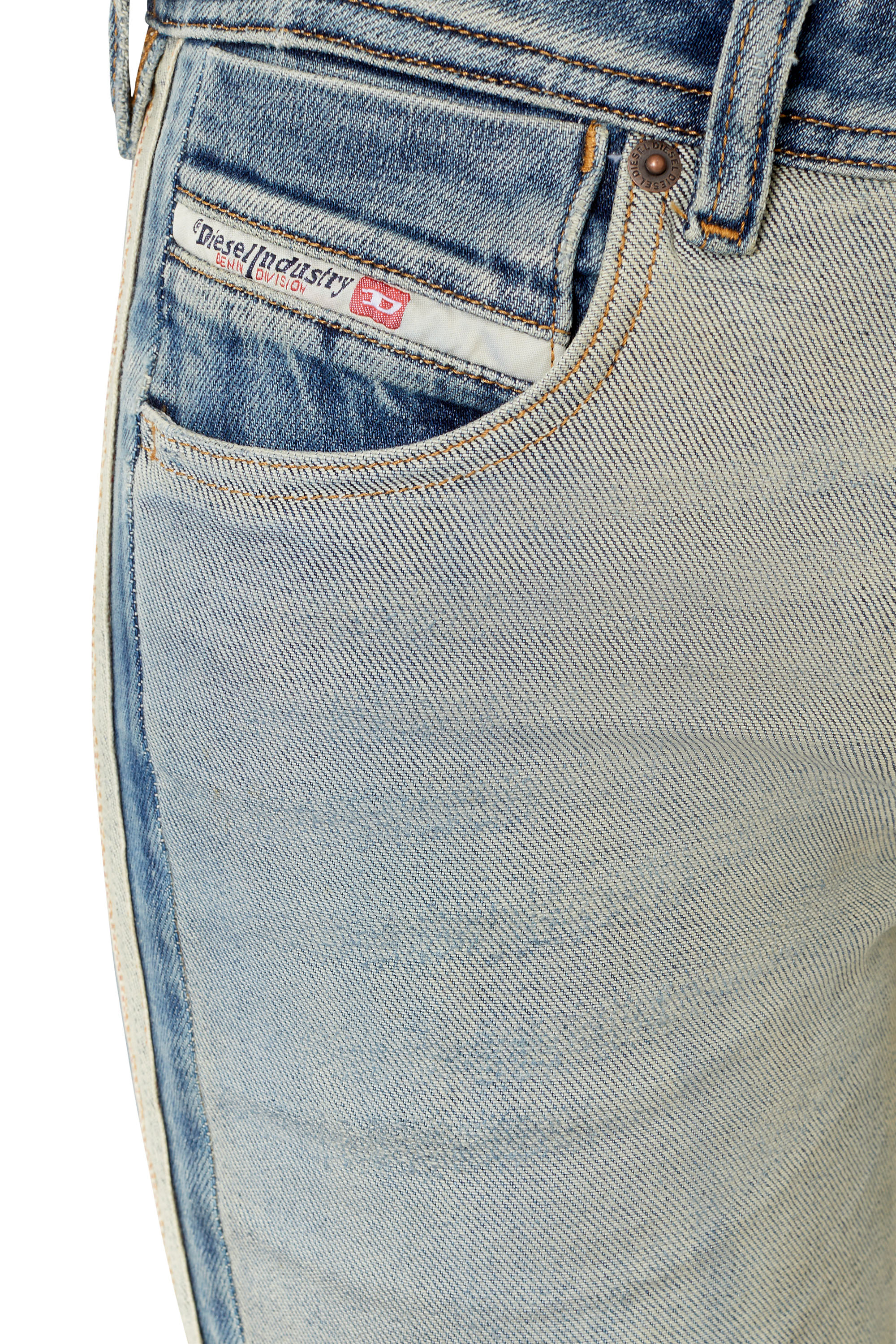 Diesel - Straight Jeans 2002 09E20, ミディアムブルー - Image 3