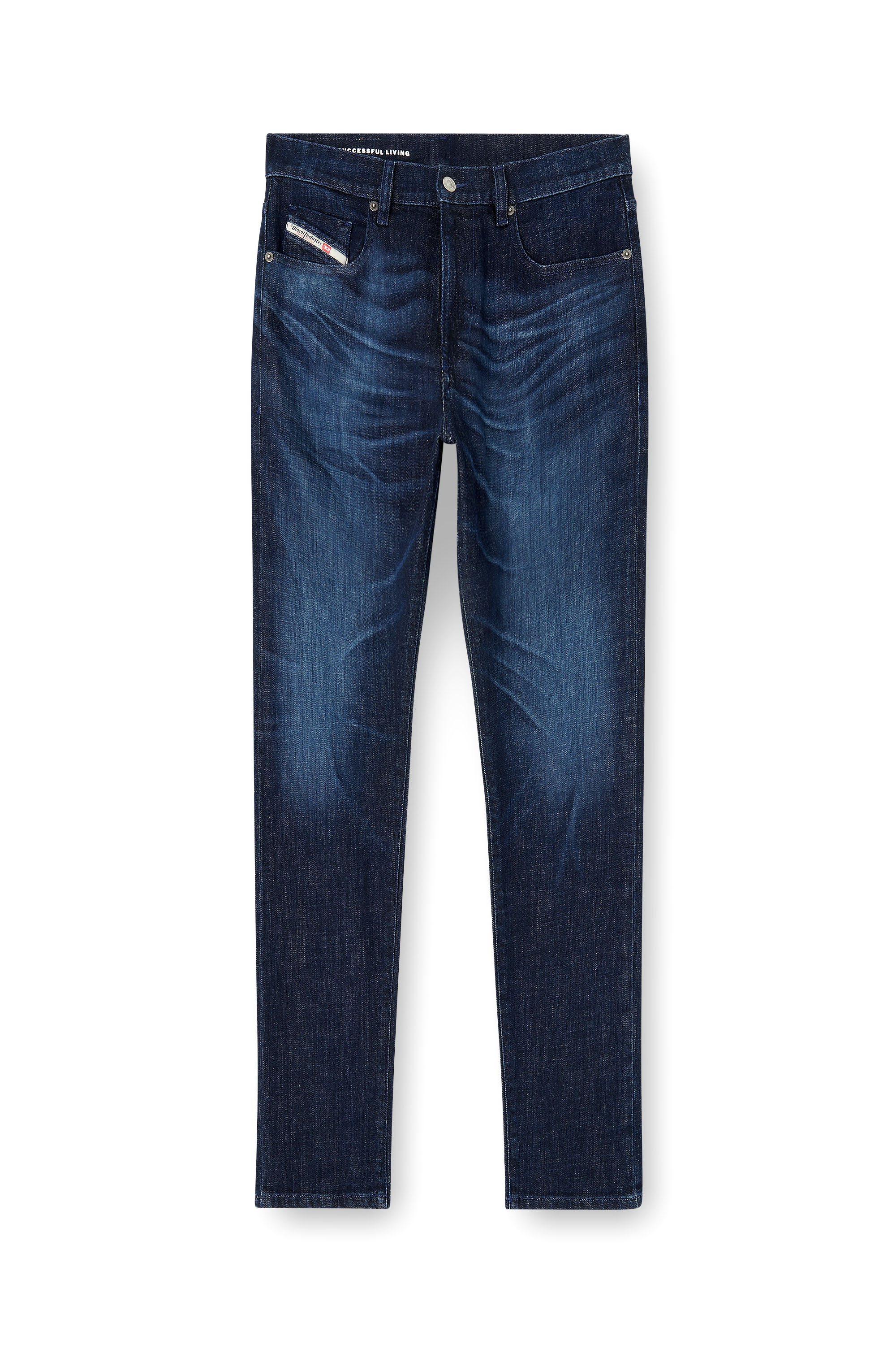 Diesel - Male's Slim Jeans 2019 D-Strukt 0ADBL, ダークブルー - 6
